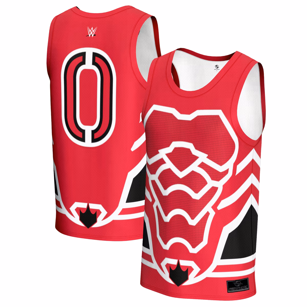 Men's ProSphere Red Penta In-Ring Basketball Fashion Jersey