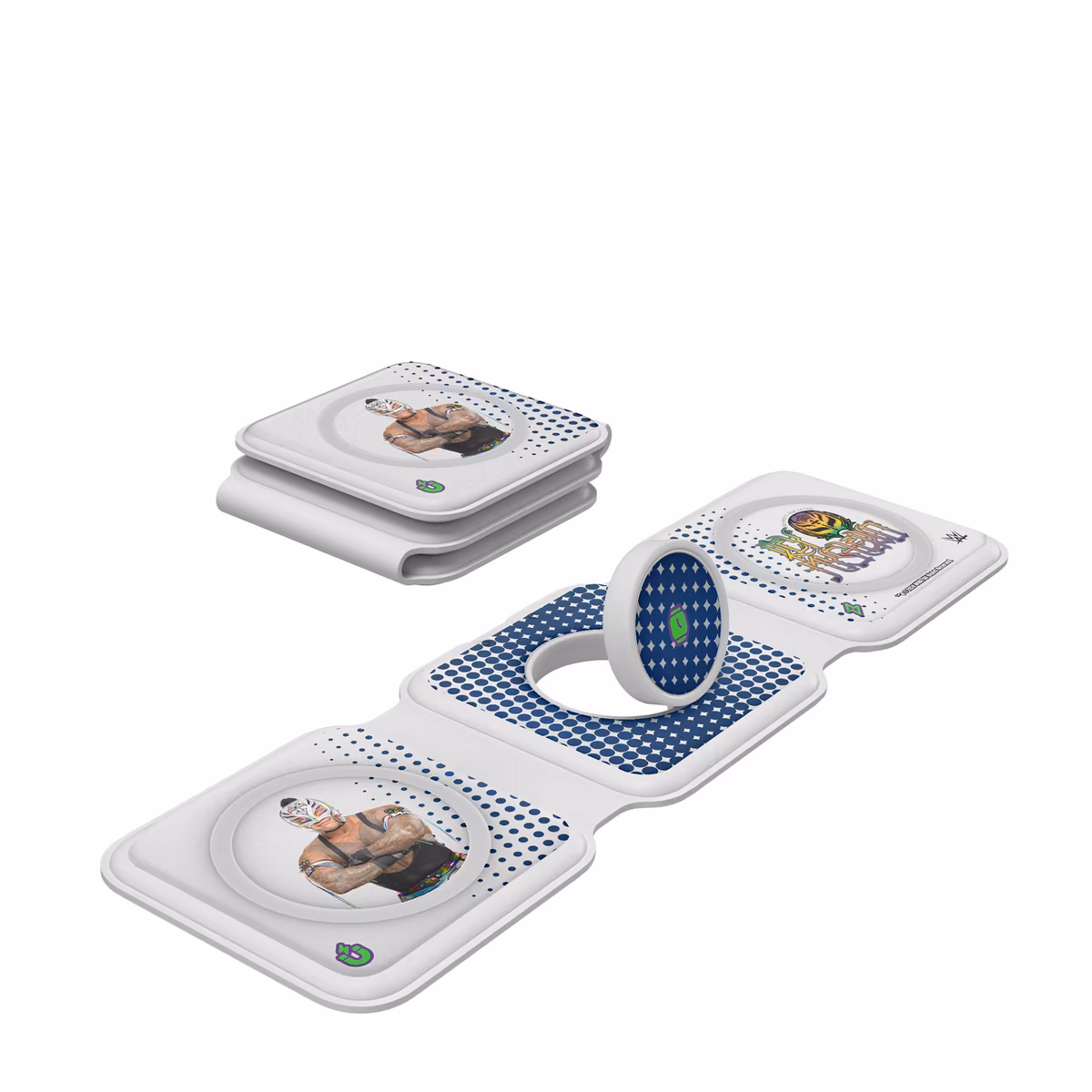 Keyscaper  Rey Mysterio 3-in-1 Foldable Charger
