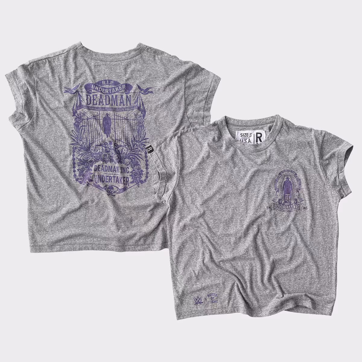 Women's Roots of Fight Gray The Undertaker Deadman Inc. Tri-Blend T-Shirt 1 Women's Roots of Fight Gray The Undertaker Deadman Inc. Tri-Blend T-Shirt