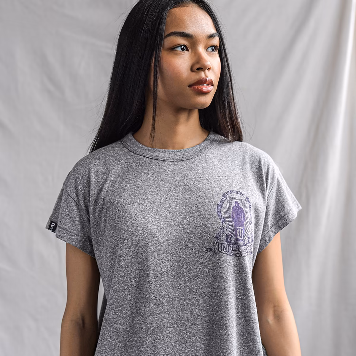 Women's Roots of Fight Gray The Undertaker Deadman Inc. Tri-Blend T-Shirt 5 Women's Roots of Fight Gray The Undertaker Deadman Inc. Tri-Blend T-Shirt