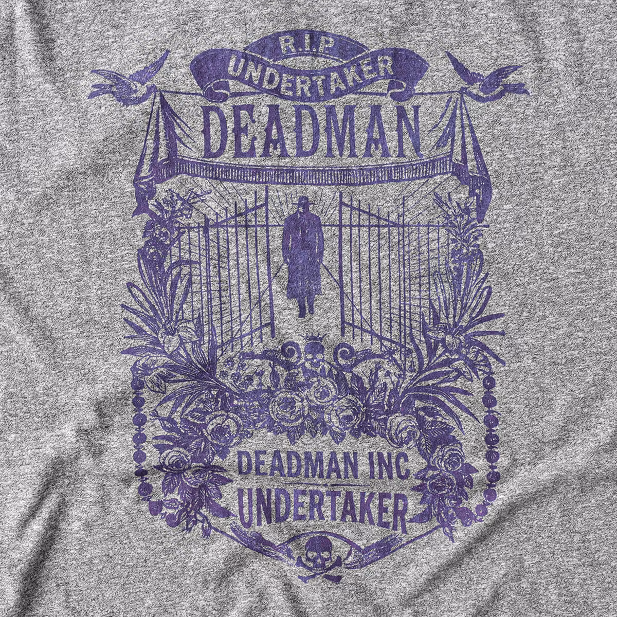 Women's Roots of Fight Gray The Undertaker Deadman Inc. Tri-Blend T-Shirt 8 Women's Roots of Fight Gray The Undertaker Deadman Inc. Tri-Blend T-Shirt