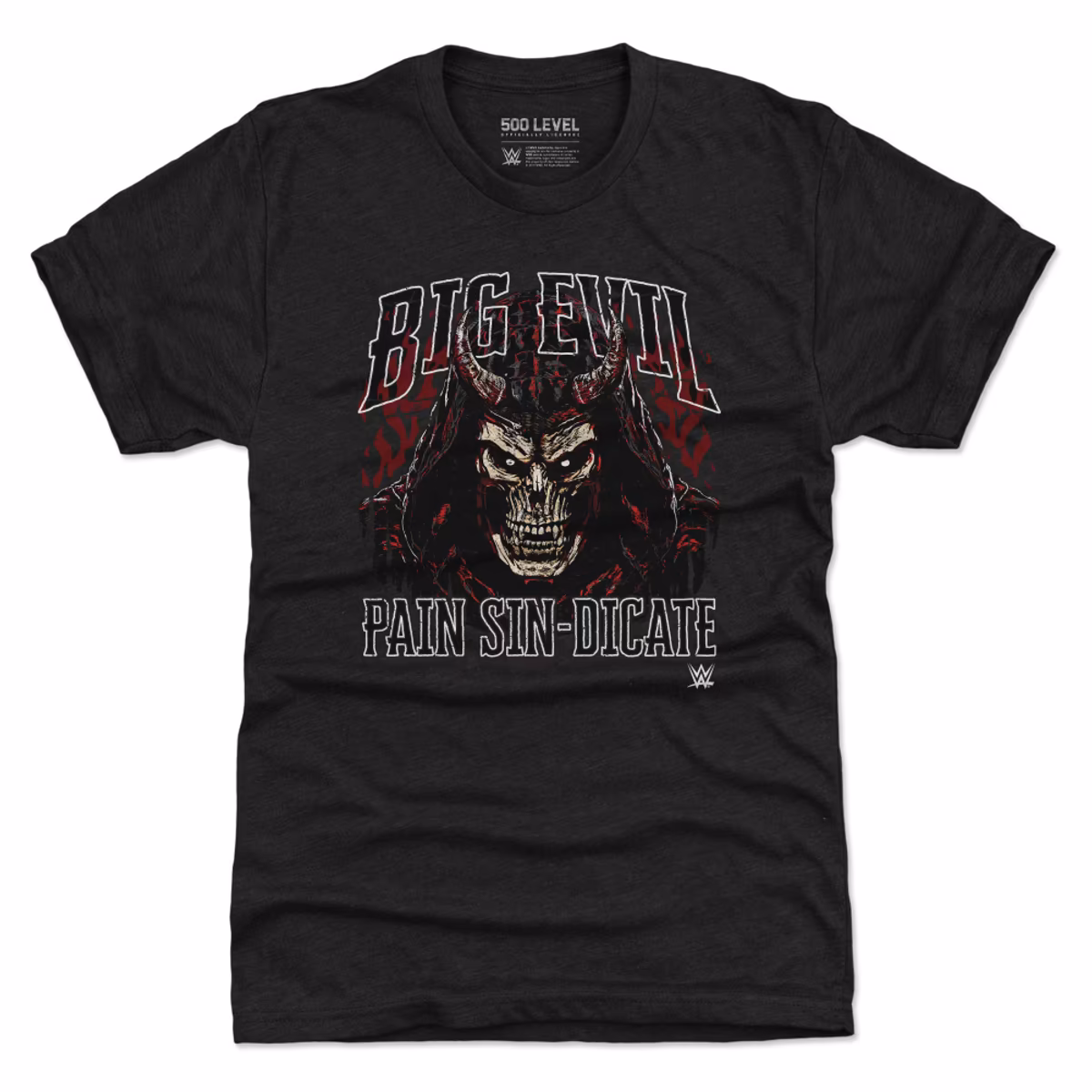 Men's 500 Level Heather Black The Undertaker Big Evil Pain Sin-Dicate Premium Tri-Blend T-Shirt 20 Men's 500 Level Heather Black The Undertaker Big Evil Pain Sin-Dicate Premium Tri-Blend T-Shirt