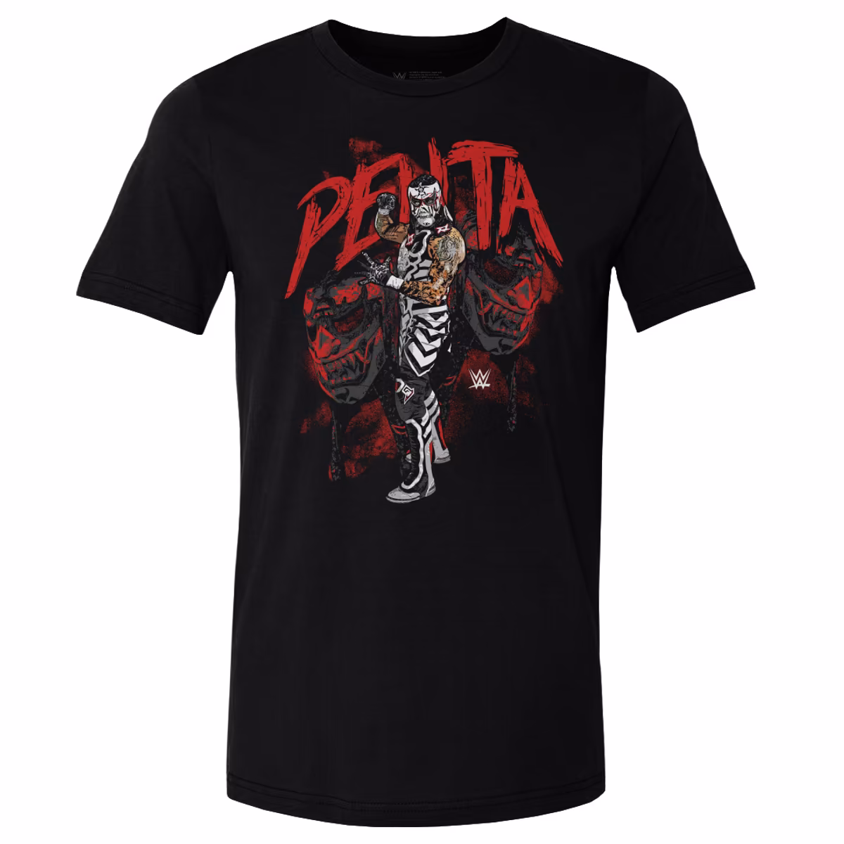 Men's 500 Level Black Penta Grunge Pose T-Shirt