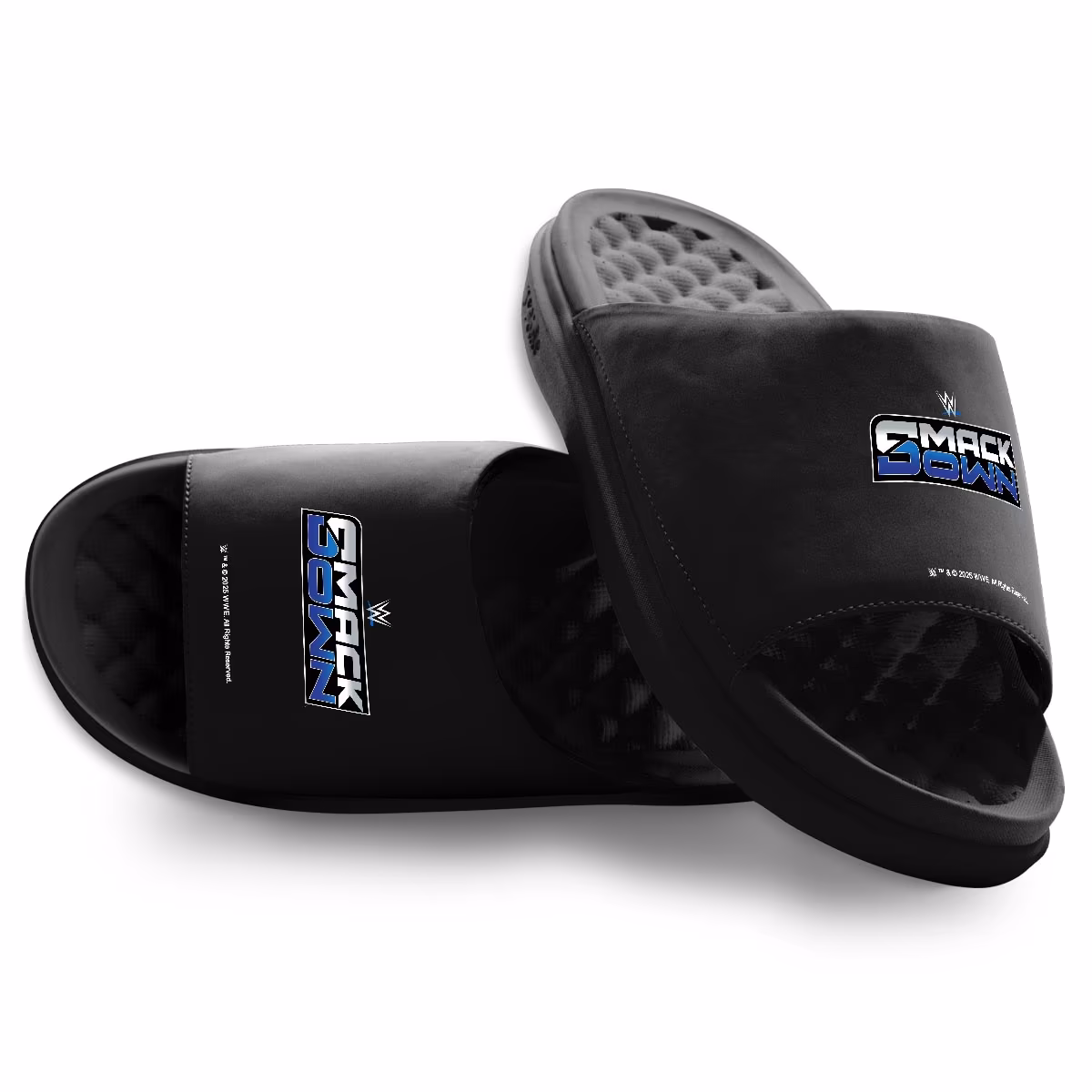 Youth ISlide SmackDown Logo Motive Slide Sandals 1 Youth ISlide SmackDown Logo Motive Slide Sandals