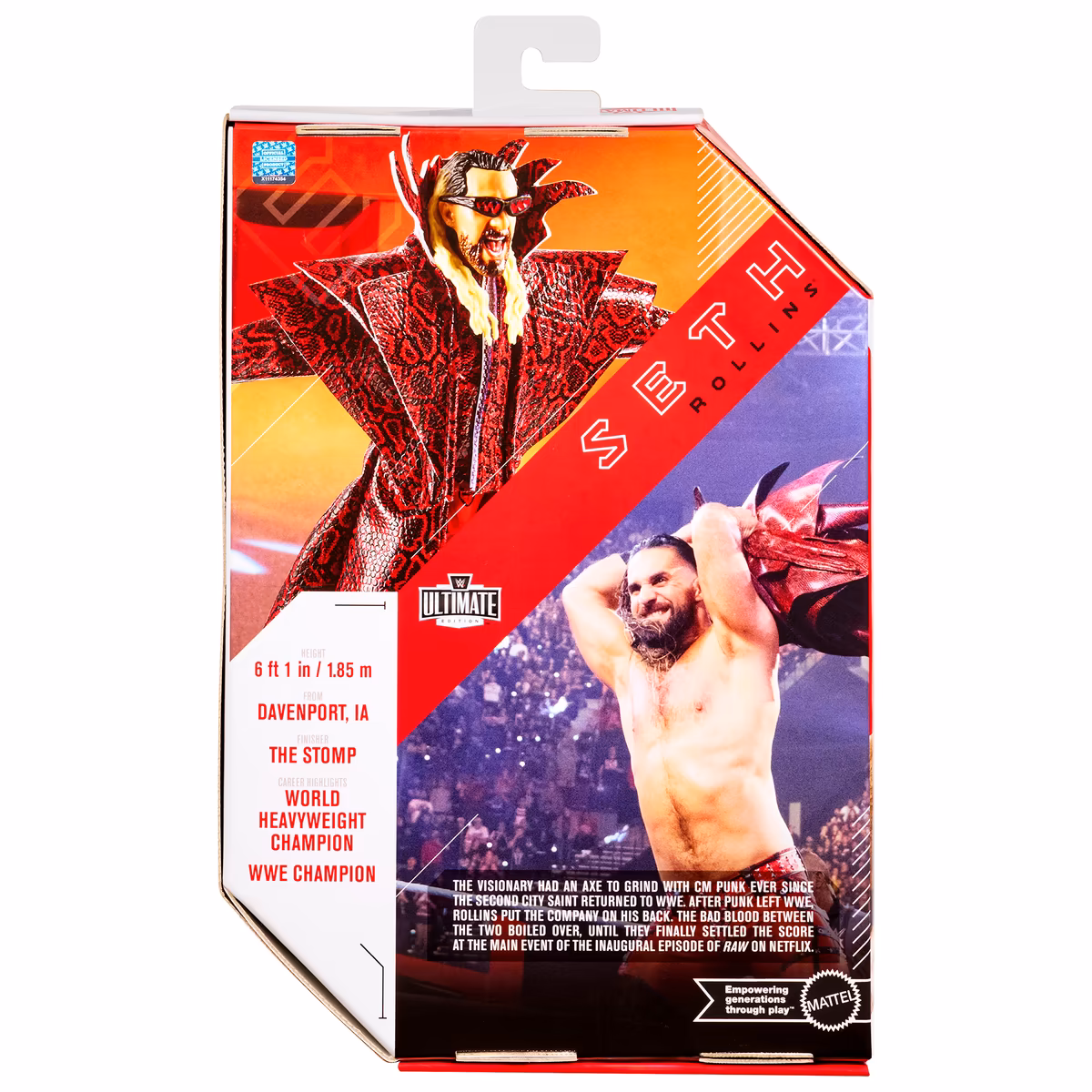 Mattel Seth Rollins Ultimate Edition Wave 30 Action Figure 3 Mattel Seth Rollins Ultimate Edition Wave 30 Action Figure