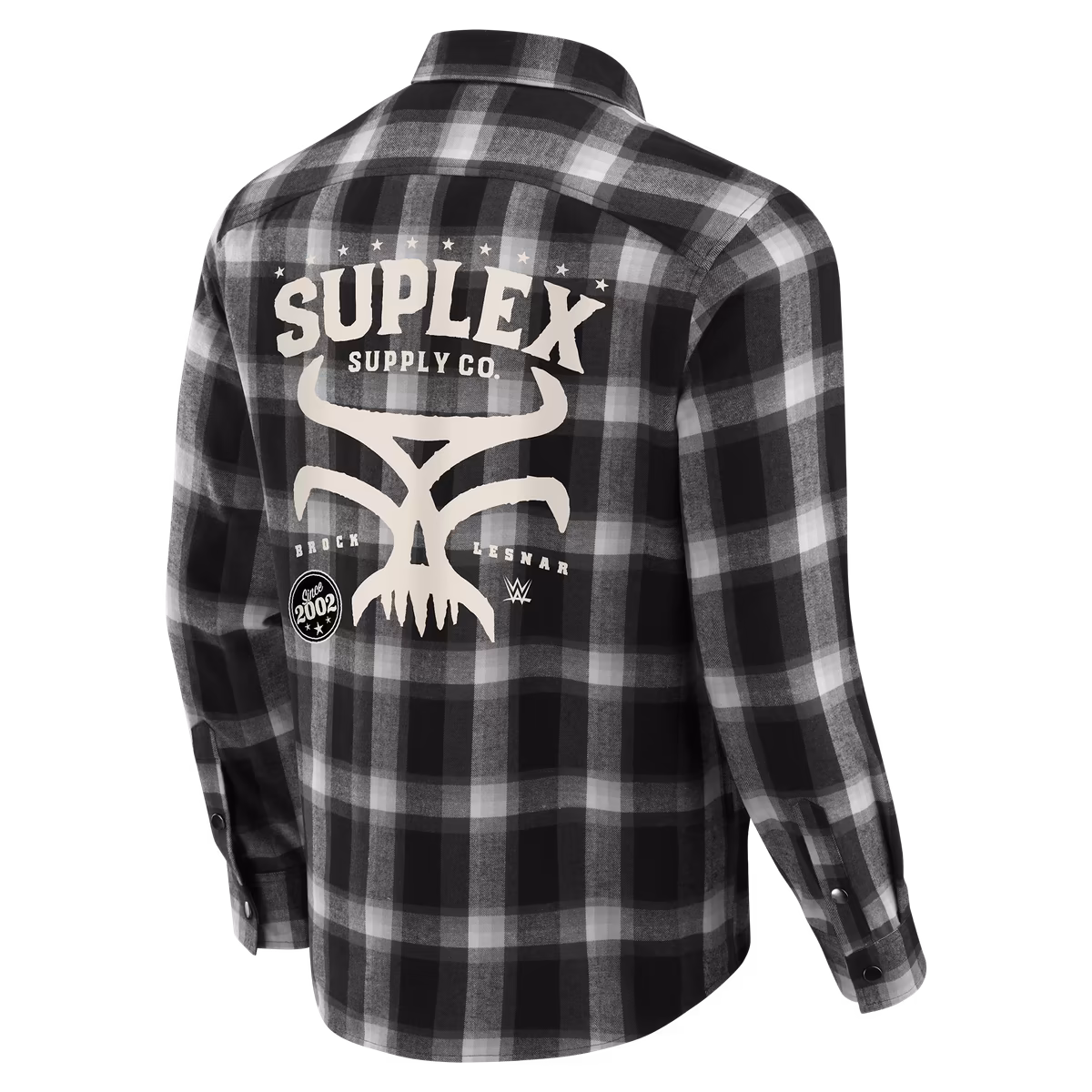 Men's Darius Rucker Collection by Fanatics Black Brock Lesnar Flannel Plaid Full-Snap Shirt 5 Men's Darius Rucker Collection by Fanatics Black Brock Lesnar Flannel Plaid Full-Snap Shirt