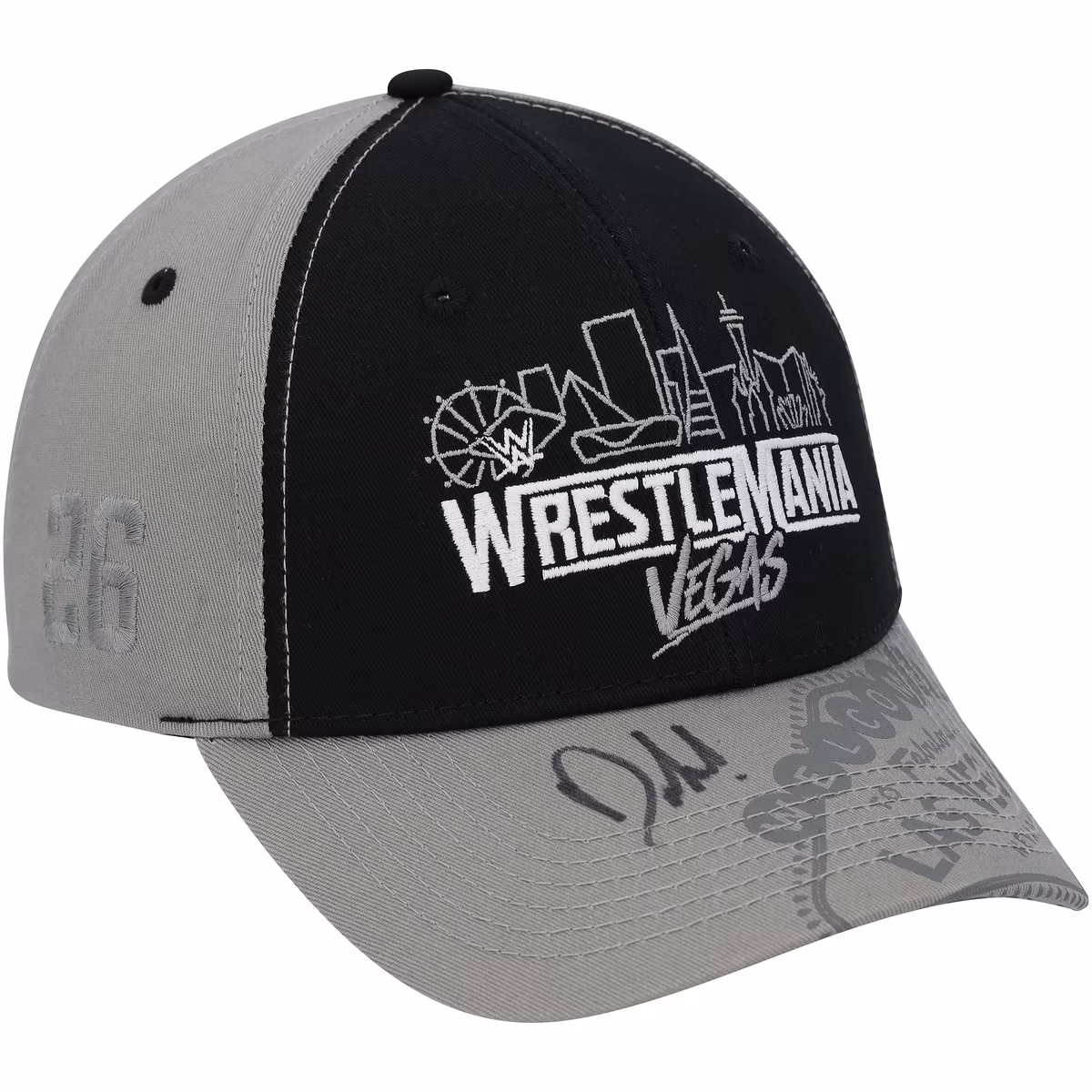 Danhausen WWE Autographed Black & Gray WrestleMania 42 Cap - Limited Edition of 25 9 Danhausen WWE Autographed Black & Gray WrestleMania 42 Cap - Limited Edition of 25