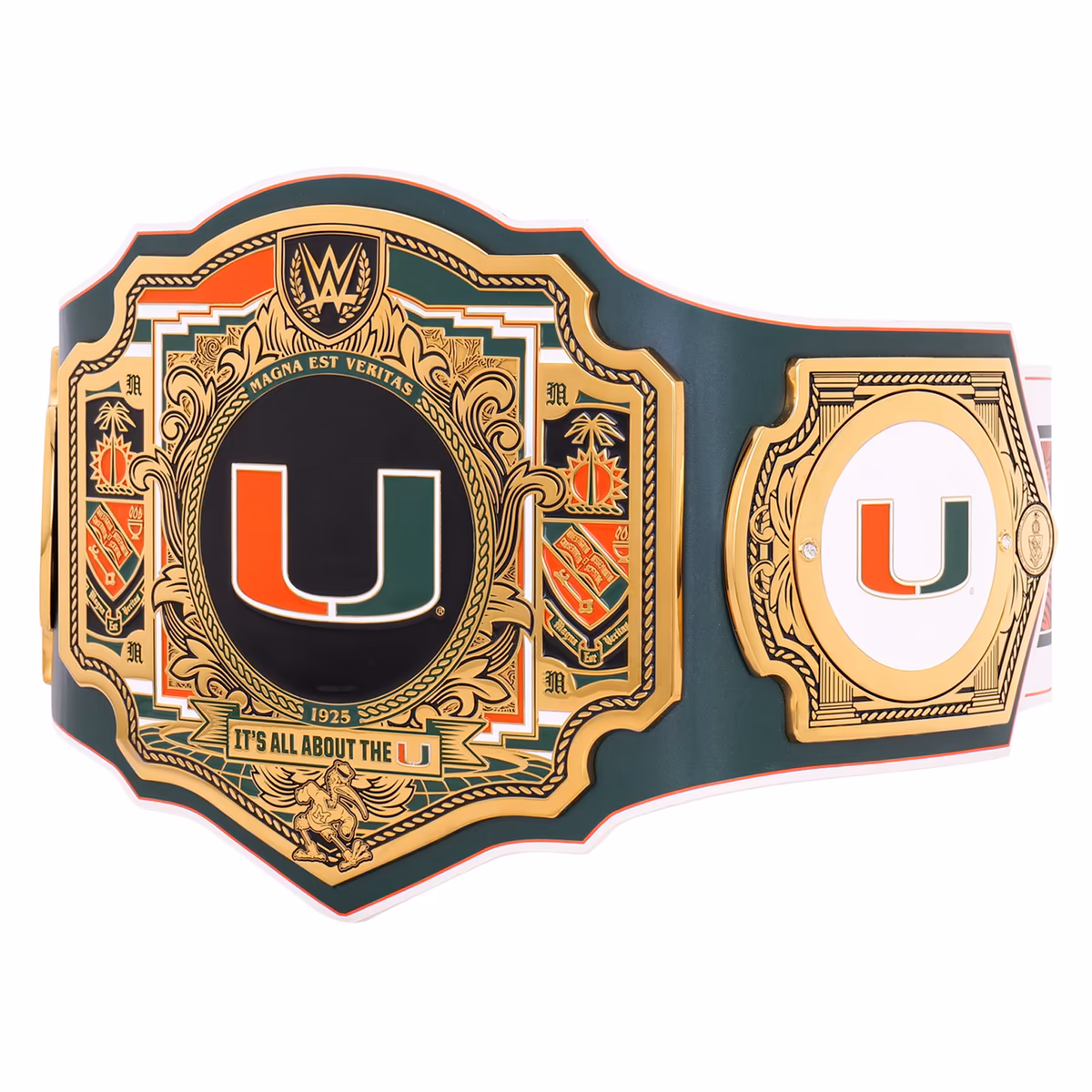 Miami Hurricanes WWE Legacy Title Belt 4 Miami Hurricanes WWE Legacy Title Belt