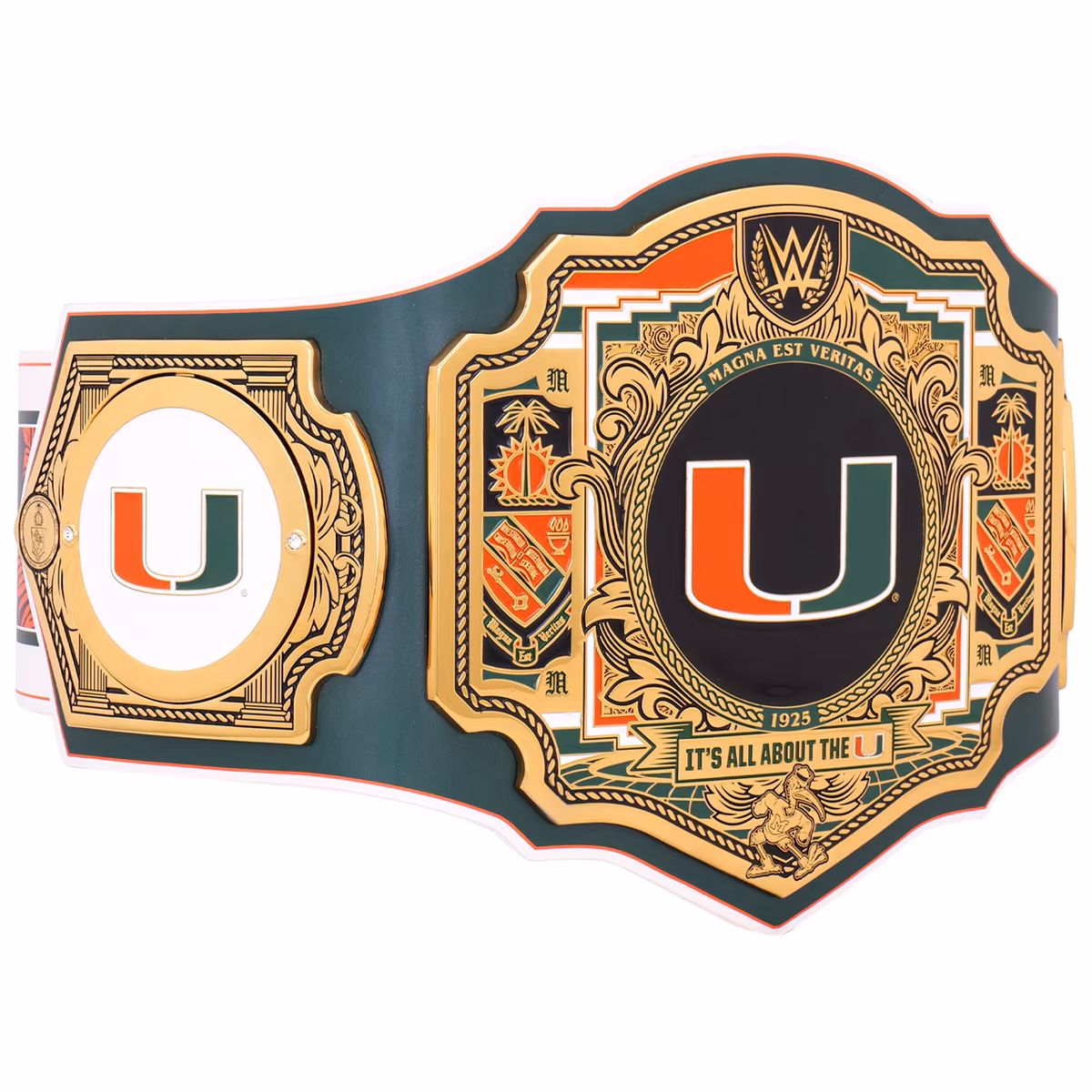 Miami Hurricanes WWE Legacy Title Belt 5 Miami Hurricanes WWE Legacy Title Belt