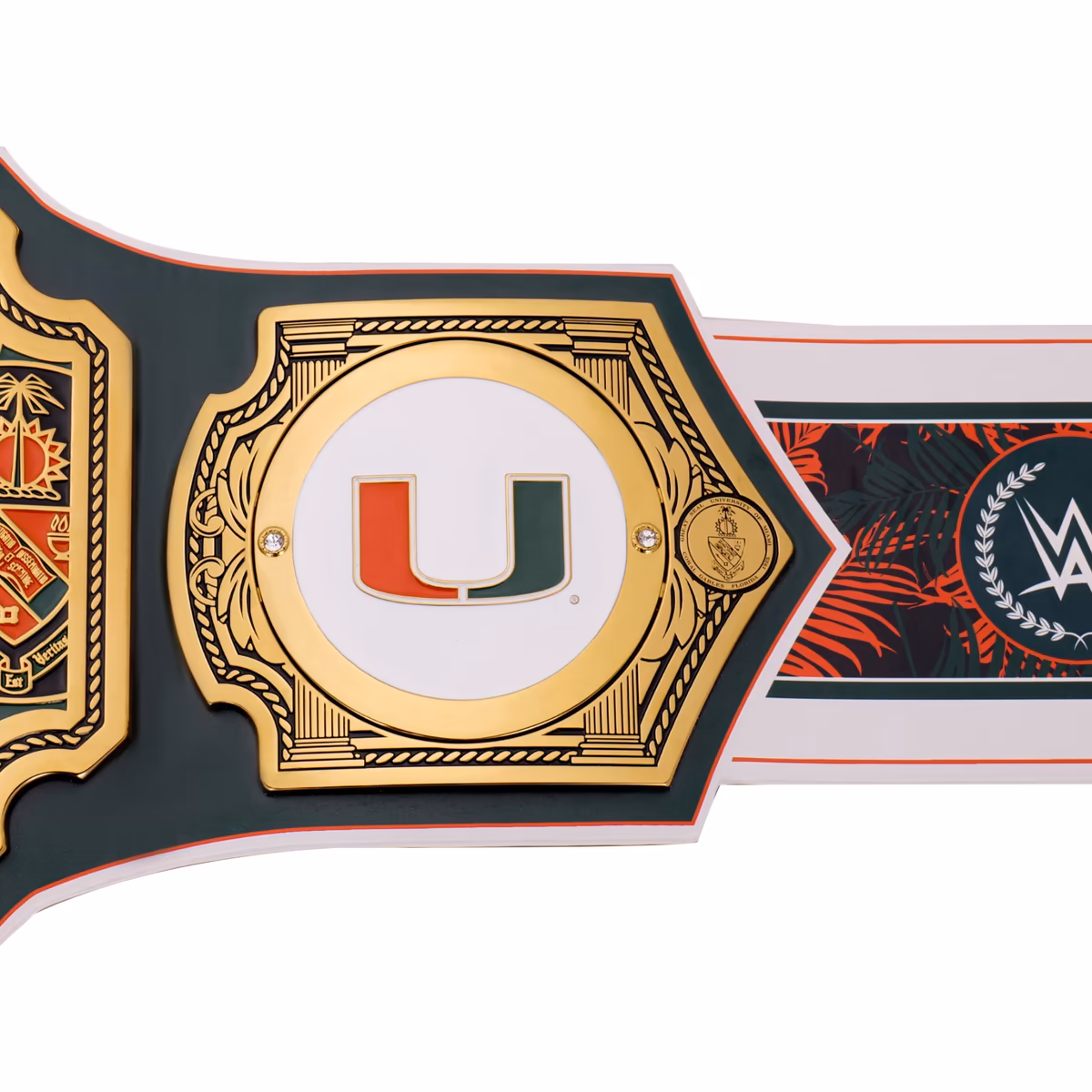 Miami Hurricanes WWE Legacy Title Belt 6 Miami Hurricanes WWE Legacy Title Belt