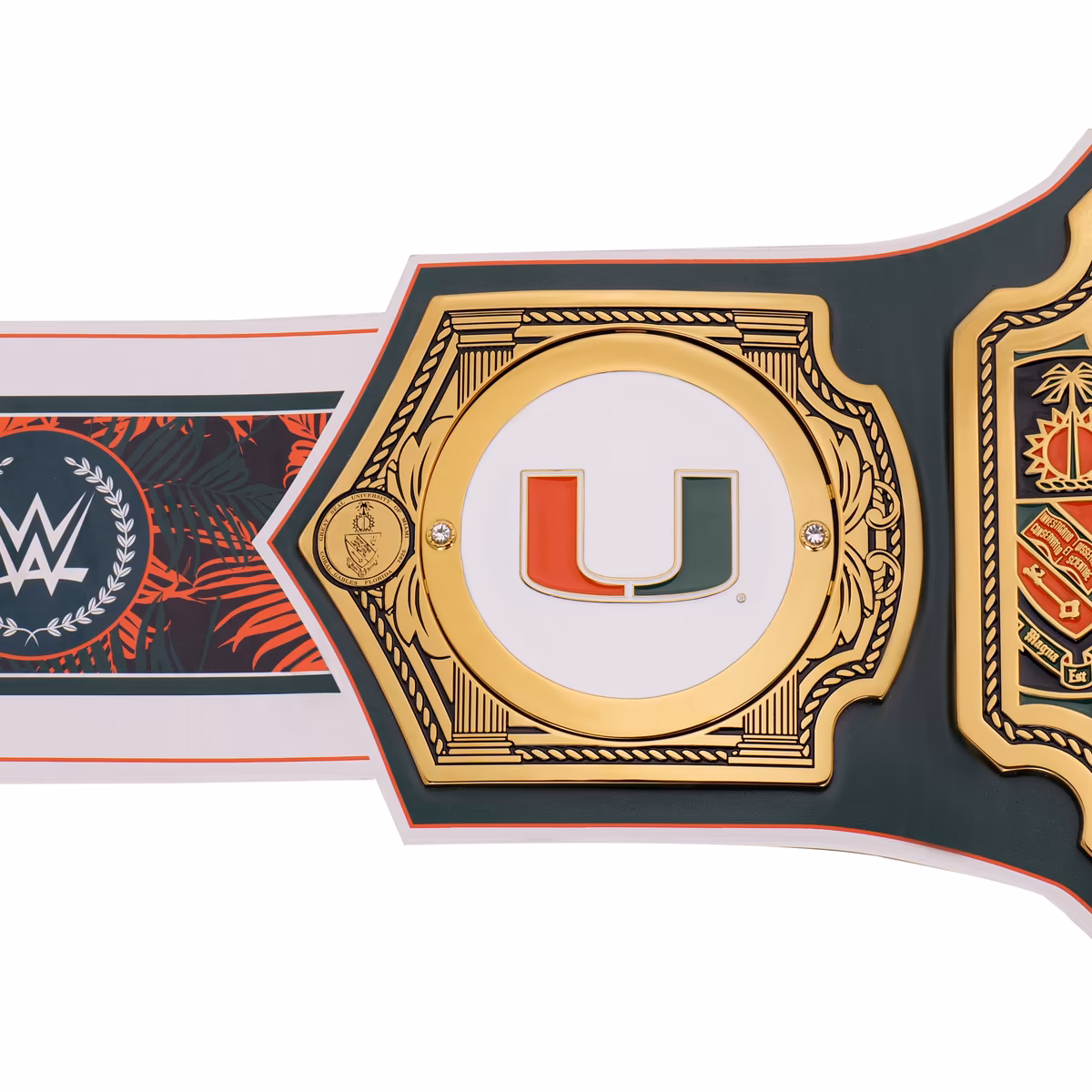 Miami Hurricanes WWE Legacy Title Belt 7 Miami Hurricanes WWE Legacy Title Belt