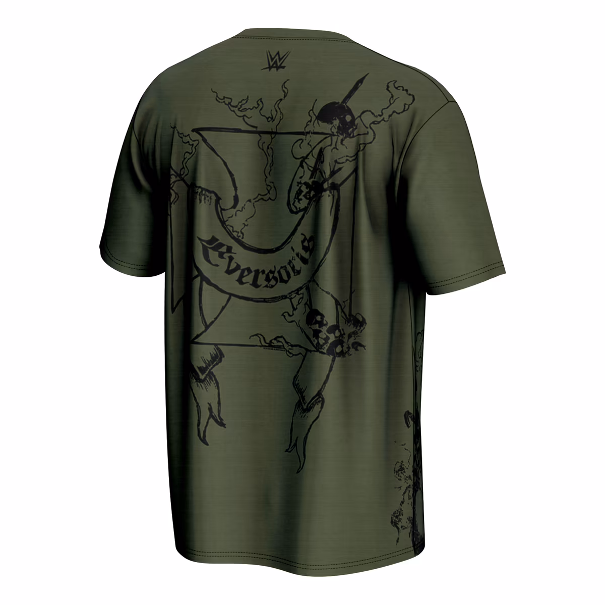 Youth ProSphere Olive Triple H Skull King T-Shirt 4 Youth ProSphere Olive Triple H Skull King T-Shirt