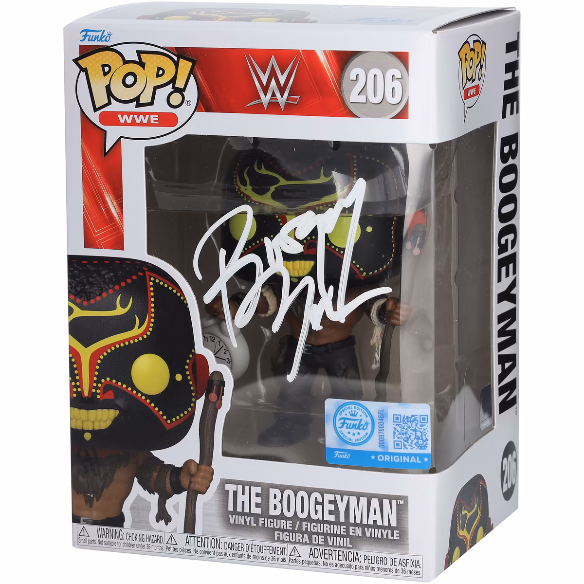 The Boogeyman WWE Autographed #206 Funko Pop! Figurine
