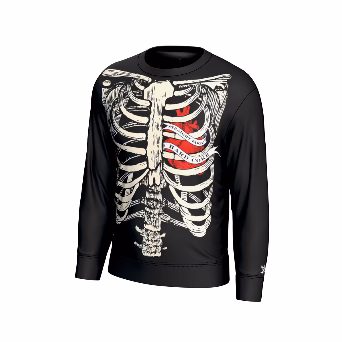 Men's ProSphere Black CM Punk Ribcage Pullover Sweatshirt 3 Men's ProSphere Black CM Punk Ribcage Pullover Sweatshirt