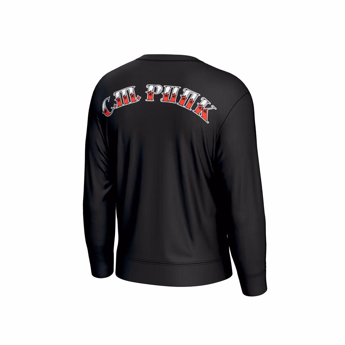 Men's ProSphere Black CM Punk Ribcage Pullover Sweatshirt 4 Men's ProSphere Black CM Punk Ribcage Pullover Sweatshirt