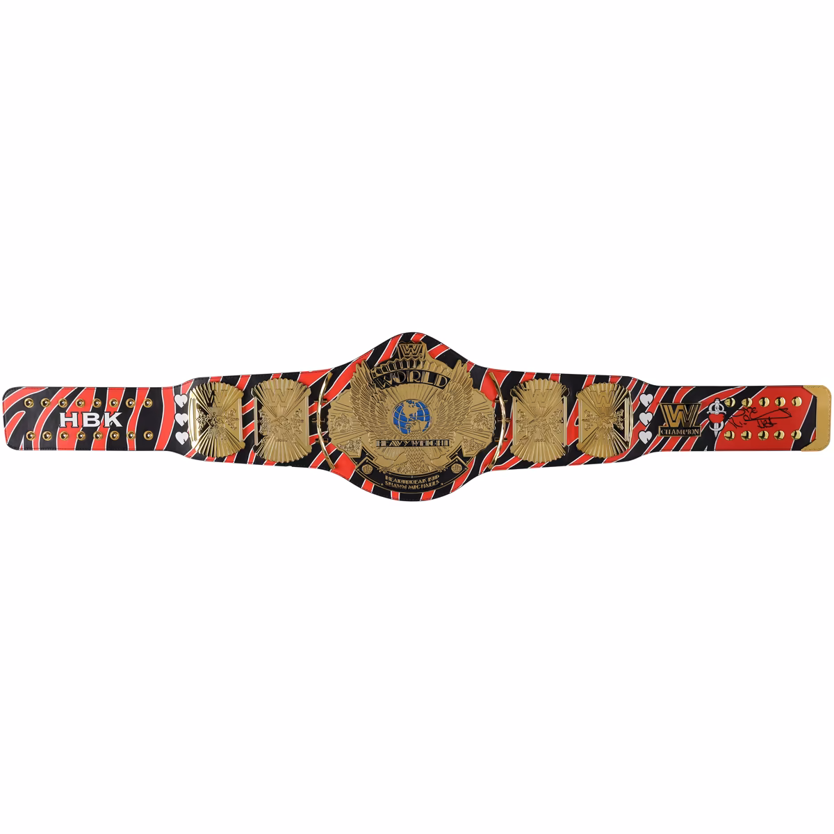 Shawn Michaels WWE Autographed Signature Series Replica Title Belt