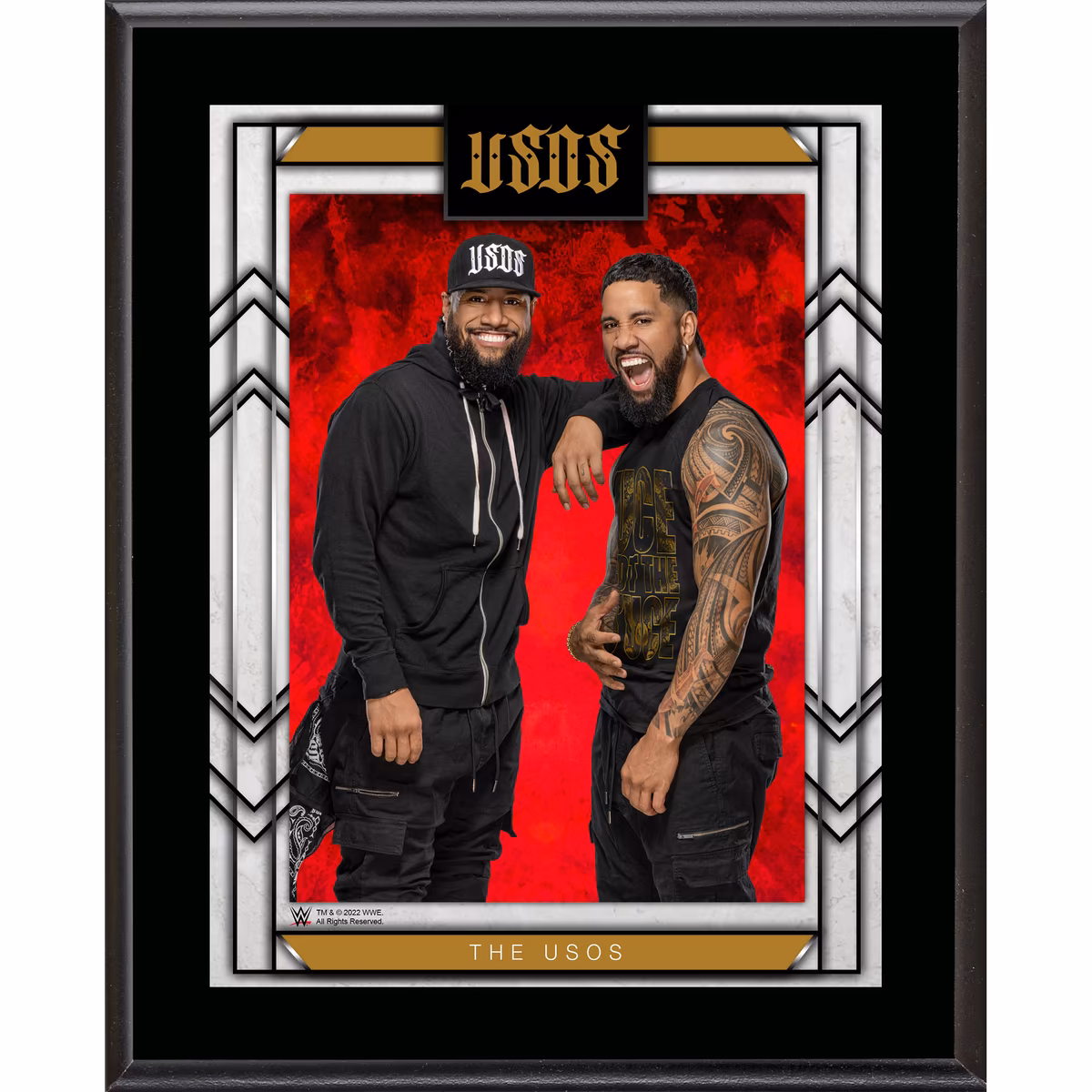 The Usos 10.5" x 13" Sublimated Plaque