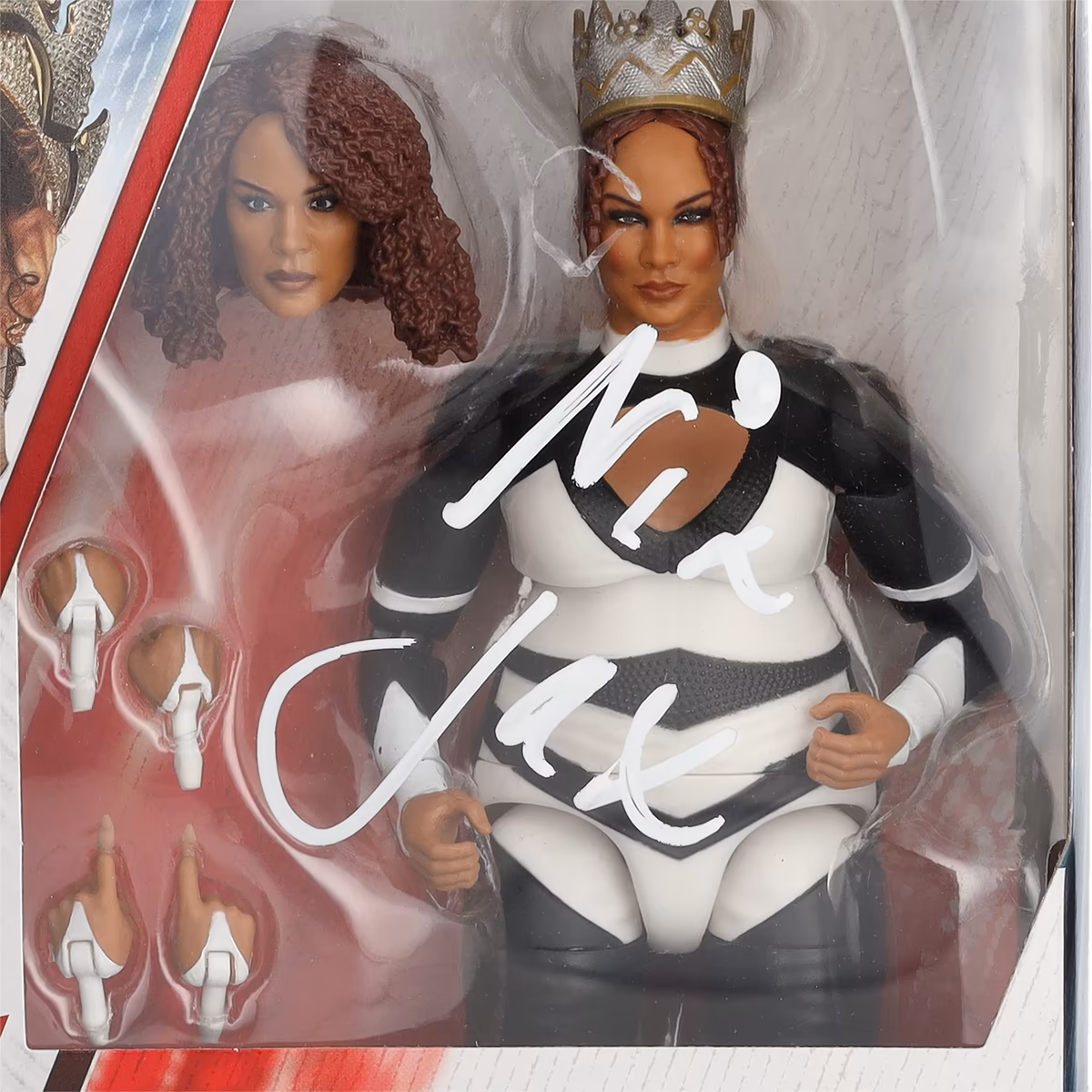 Nia Jax WWE Autographed Mattel Elite Collection Series #118 Action Figure 3 Nia Jax WWE Autographed Mattel Elite Collection Series #118 Action Figure