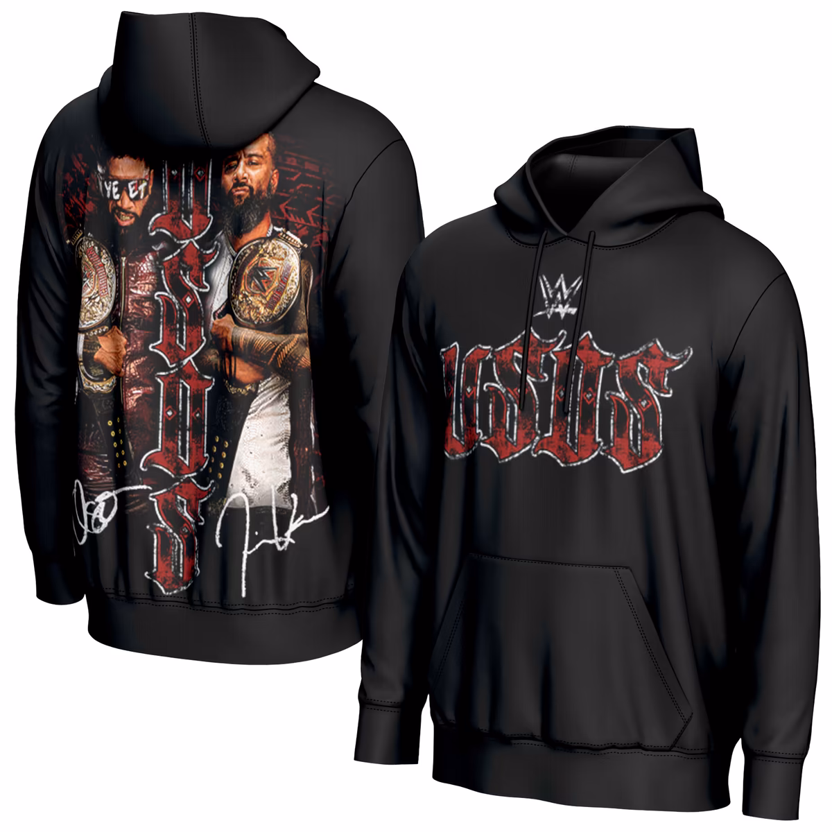 Men's ProSphere Black The Usos Tag Team Champions Hoodie