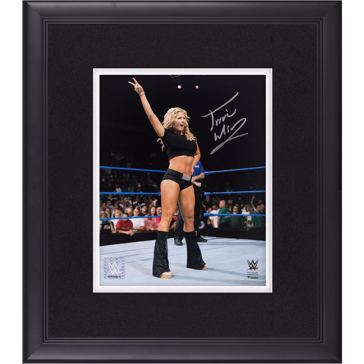 Torrie Wilson WWE Autographed Framed 8" x 10" In-Ring Pose Photograph