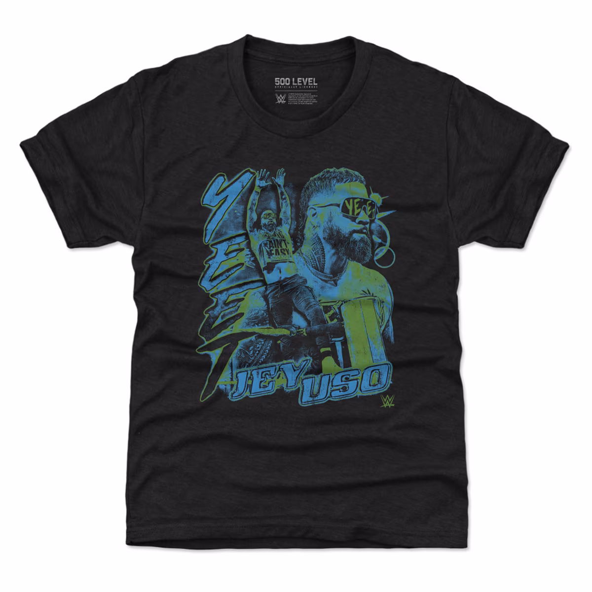 Youth 500 Level Black Jey Uso T-Shirt
