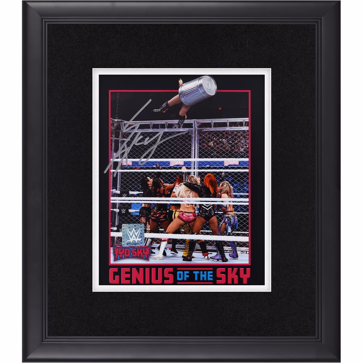 IYO SKY WWE Autographed Framed 8" x 10" Survivor Series Genius of the Sky Photograph