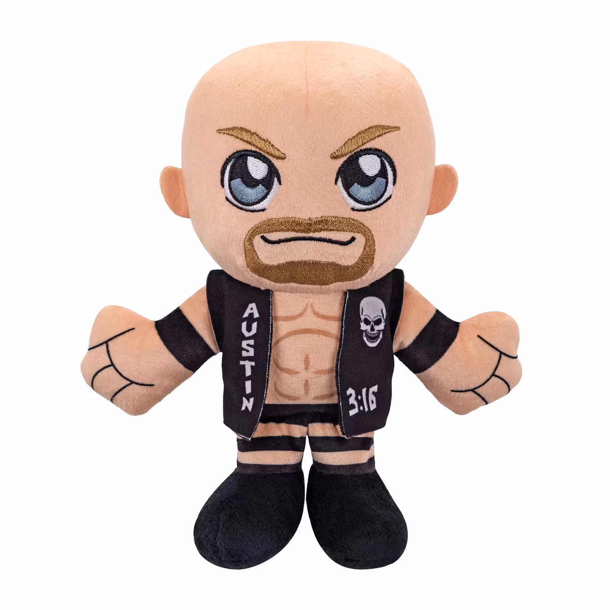 Bleacher Creatures  "Stone Cold" Steve Austin WWE 8" Kuricha Sitting Plush