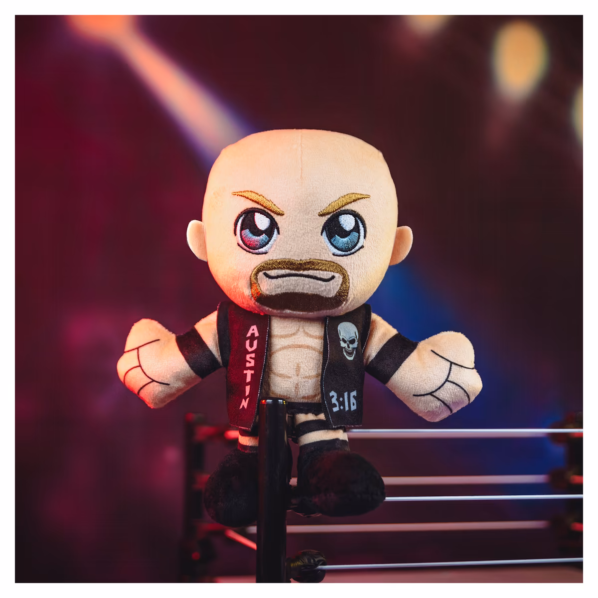 Bleacher Creatures "Stone Cold" Steve Austin WWE 8" Kuricha Sitting Plush 6 Bleacher Creatures "Stone Cold" Steve Austin WWE 8" Kuricha Sitting Plush