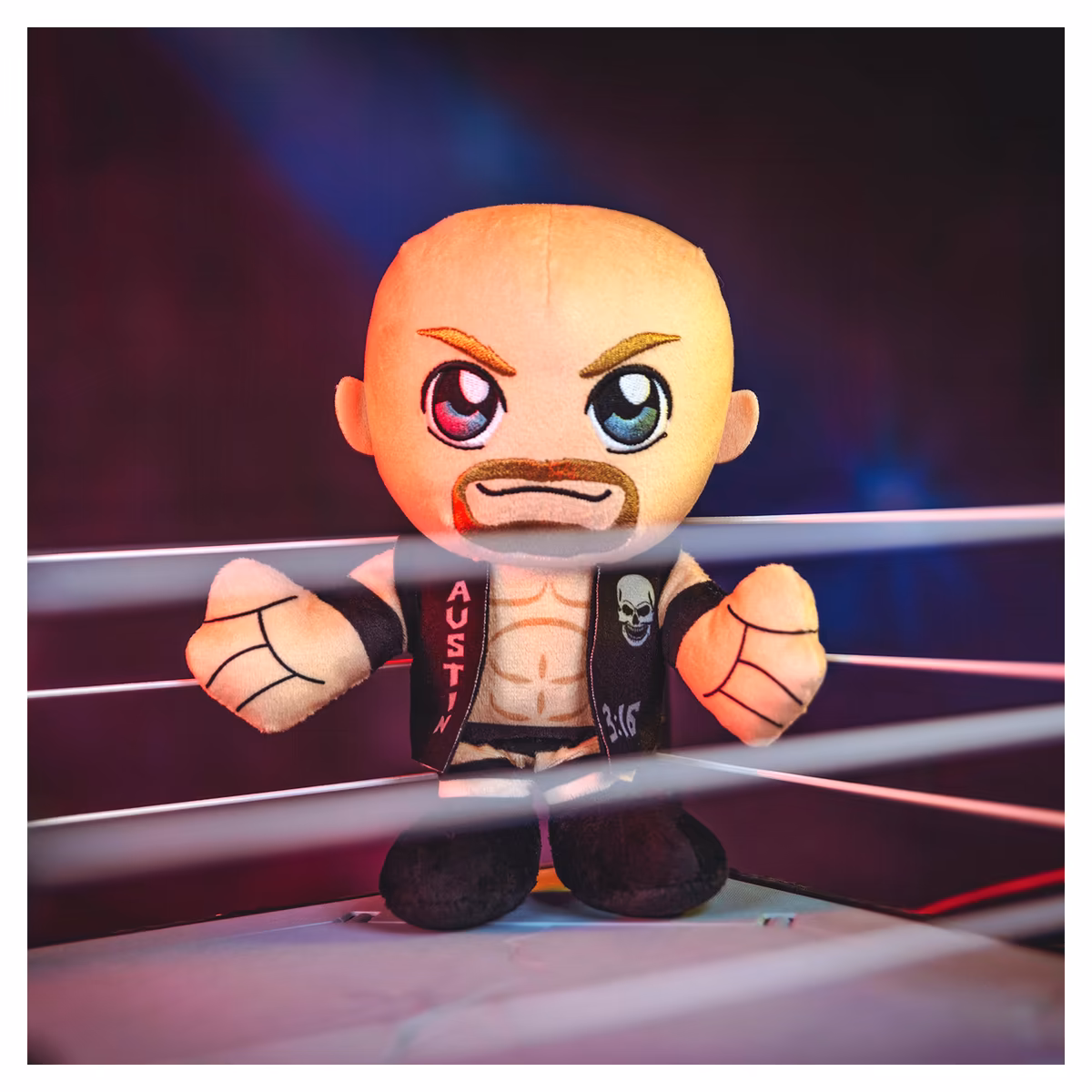 Bleacher Creatures "Stone Cold" Steve Austin WWE 8" Kuricha Sitting Plush 8 Bleacher Creatures "Stone Cold" Steve Austin WWE 8" Kuricha Sitting Plush