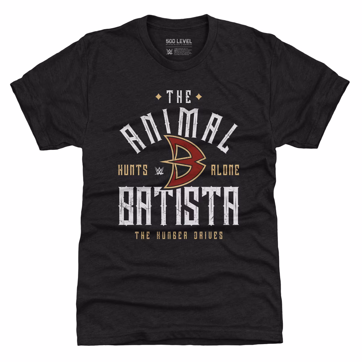 Men's 500 Level  Heather Black Batista Premium T-Shirt