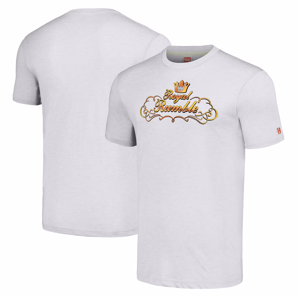 Men's Homage Ash Royal Rumble 1988 Tri-Blend T-Shirt 2 Men's Homage Ash Royal Rumble 1988 Tri-Blend T-Shirt