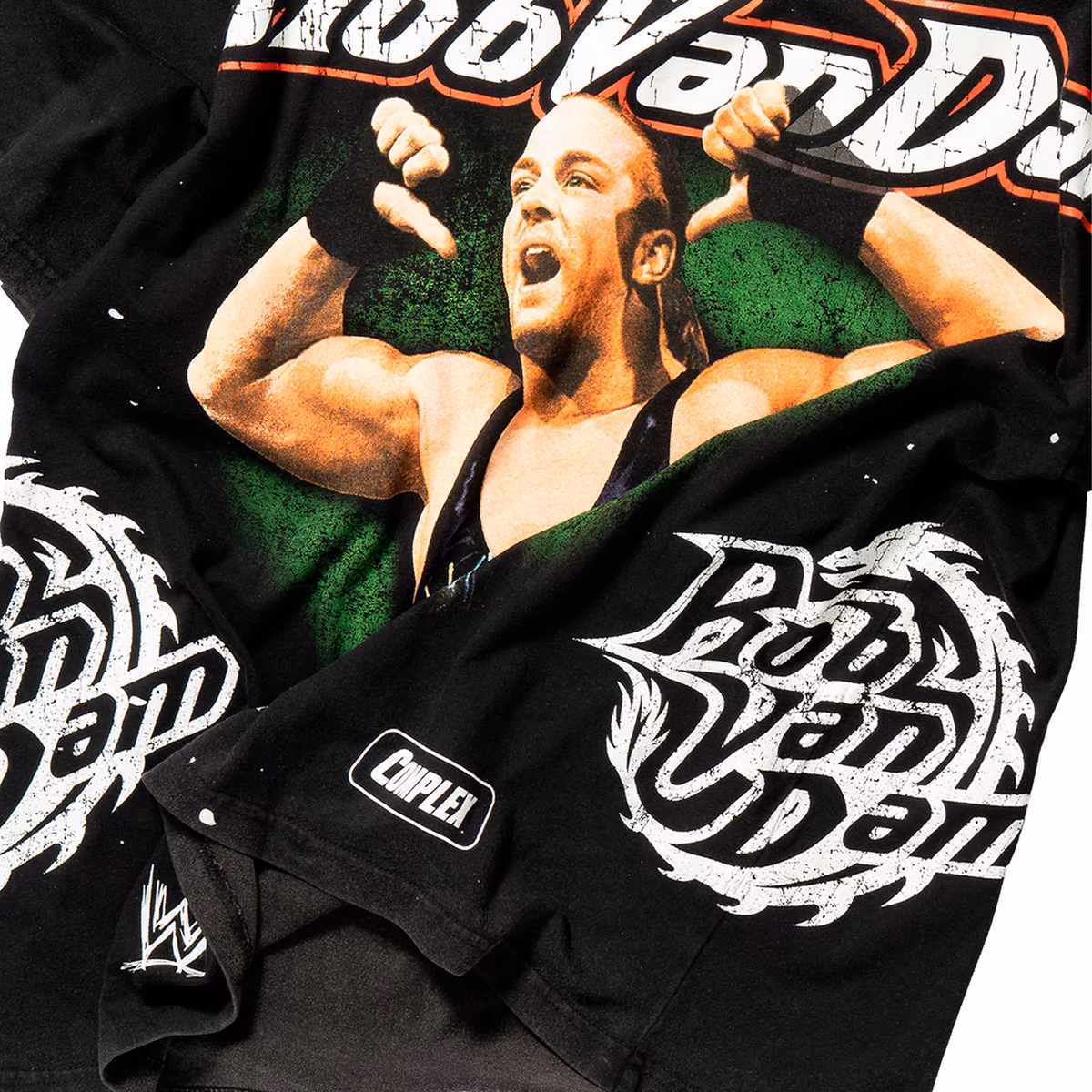 Unisex Complex x WWE Black Rob Van Dam T-Shirt 3 Unisex Complex x WWE Black Rob Van Dam T-Shirt