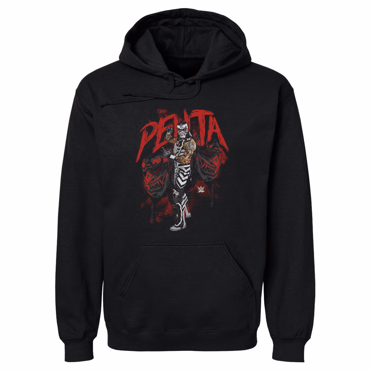 Men's 500 Level Black Penta Grunge Pose Pullover Hoodie