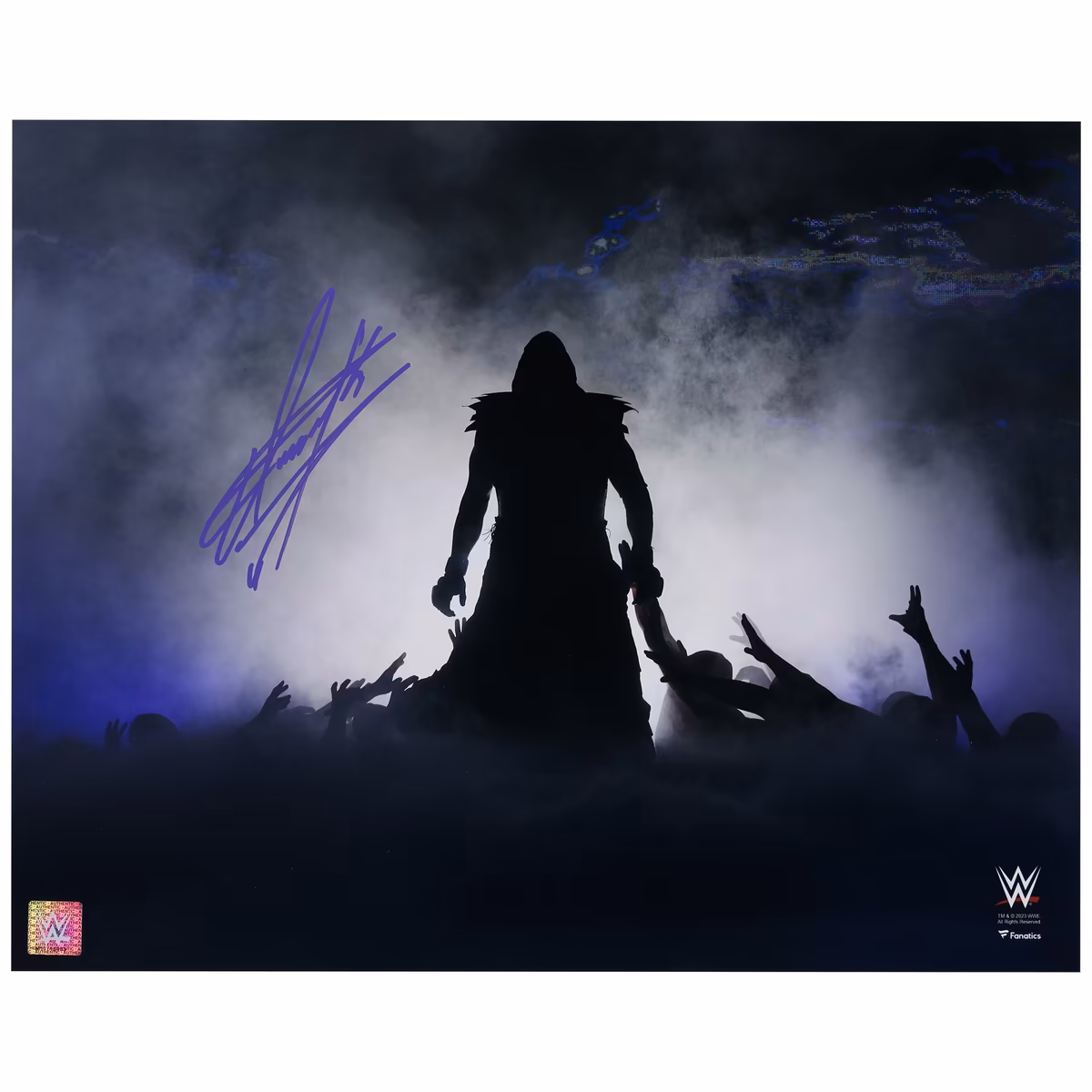 The Undertaker WWE Autographed 16" x 20" WrestleMania 29 Entrance Photograph 2 The Undertaker WWE Autographed 16" x 20" WrestleMania 29 Entrance Photograph