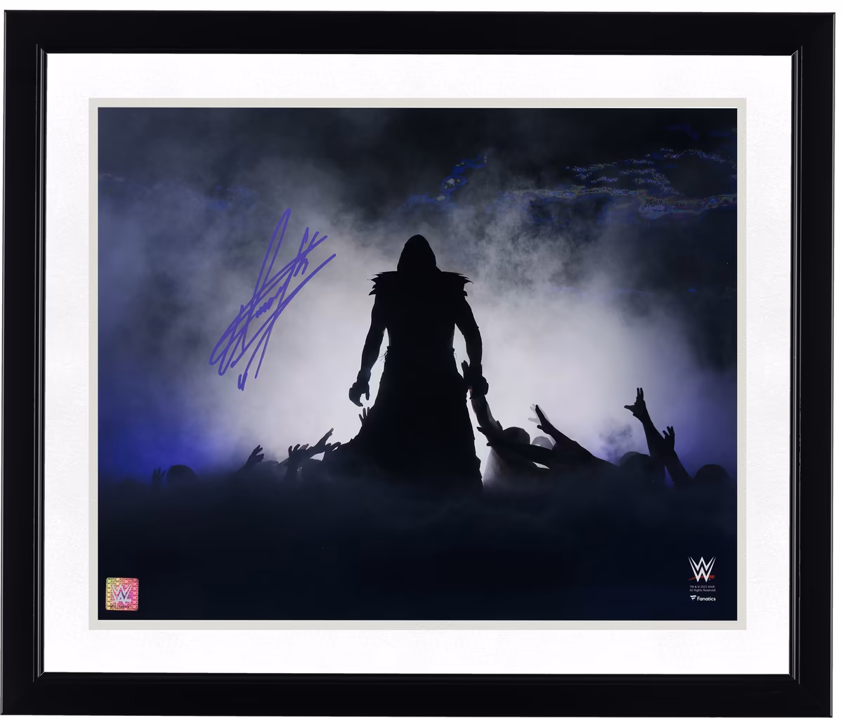 The Undertaker WWE Autographed 16" x 20" WrestleMania 29 Entrance Photograph 3 The Undertaker WWE Autographed 16" x 20" WrestleMania 29 Entrance Photograph