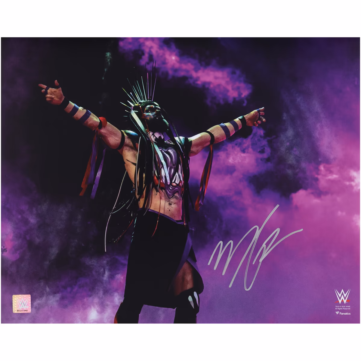 Finn Bálor WWE Autographed 16" x 20" Demon Entrance Photograph 1 Finn Bálor WWE Autographed 16" x 20" Demon Entrance Photograph
