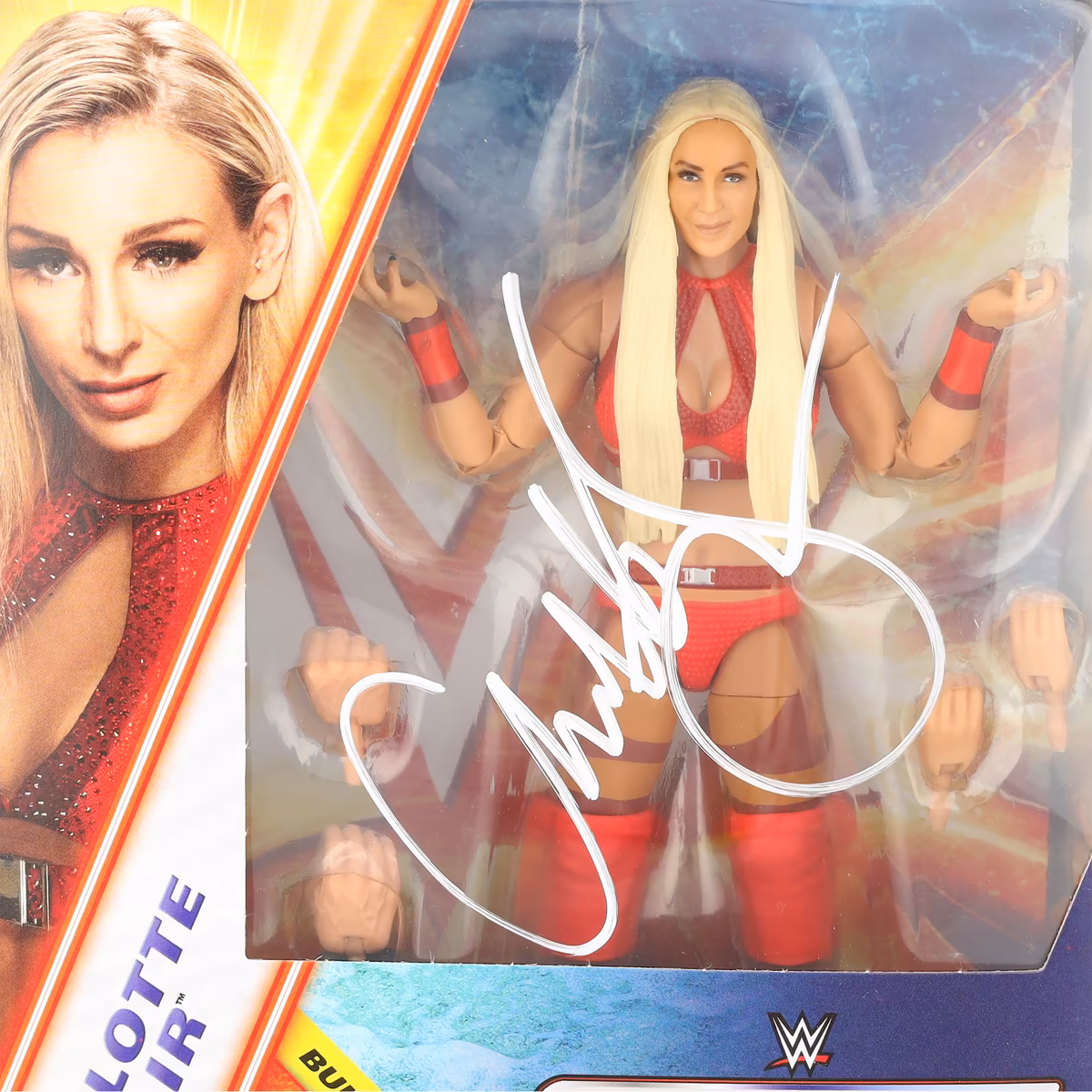 Charlotte Flair WWE Autographed Mattel Elite Collection 2025 SummerSlam Action Figure 3 Charlotte Flair WWE Autographed Mattel Elite Collection 2025 SummerSlam Action Figure