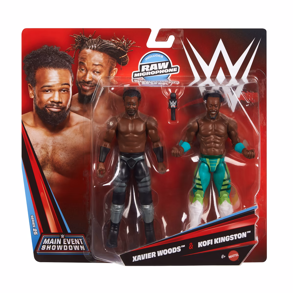 Mattel Kofi Kingston & Xavier Woods WWE Championship Showdown Series 25 Two-Pack Action Figure Set