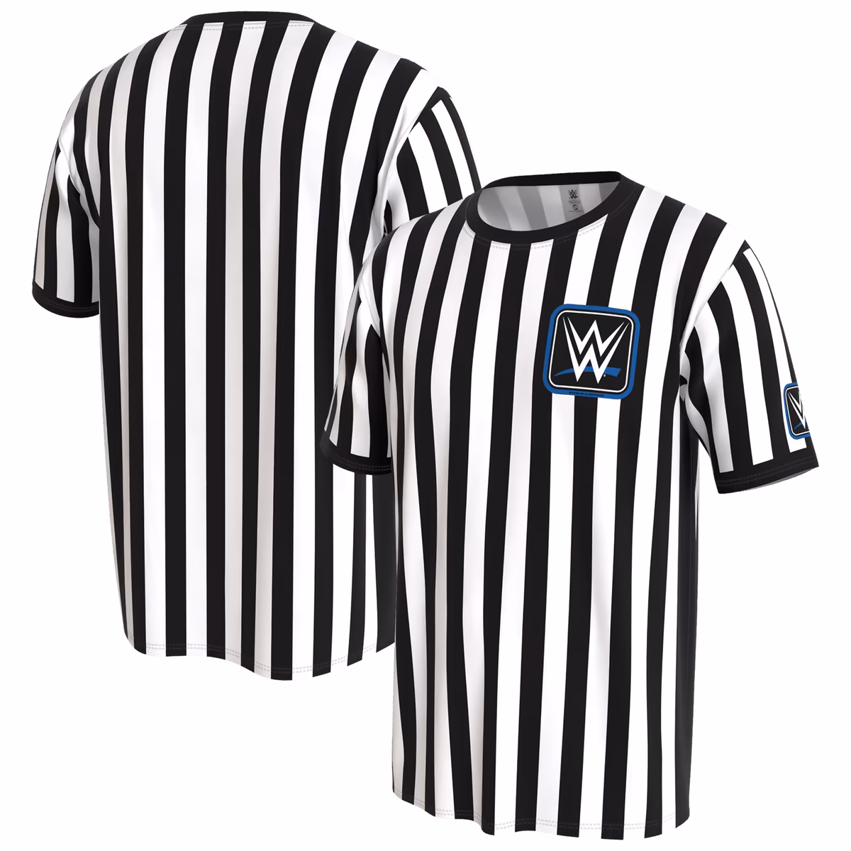 Men's ProSphere White/Black WWE SmackDown Referee T-Shirt