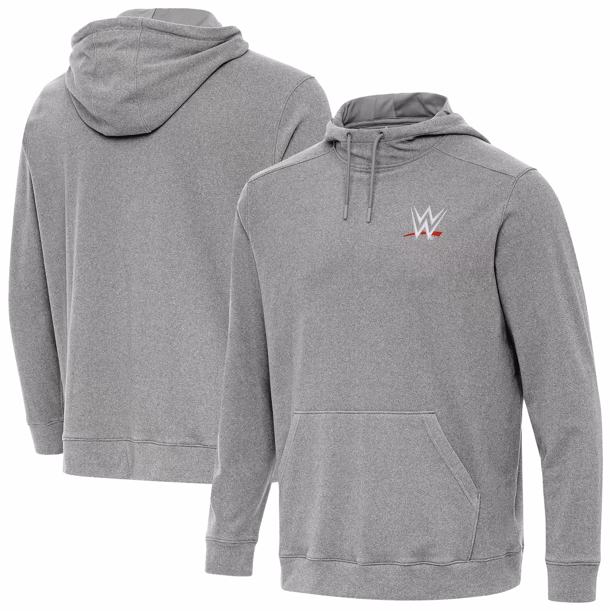 Men's Antigua Heather Charcoal WWE Cloud Hoodie 12 Men's Antigua Heather Charcoal WWE Cloud Hoodie