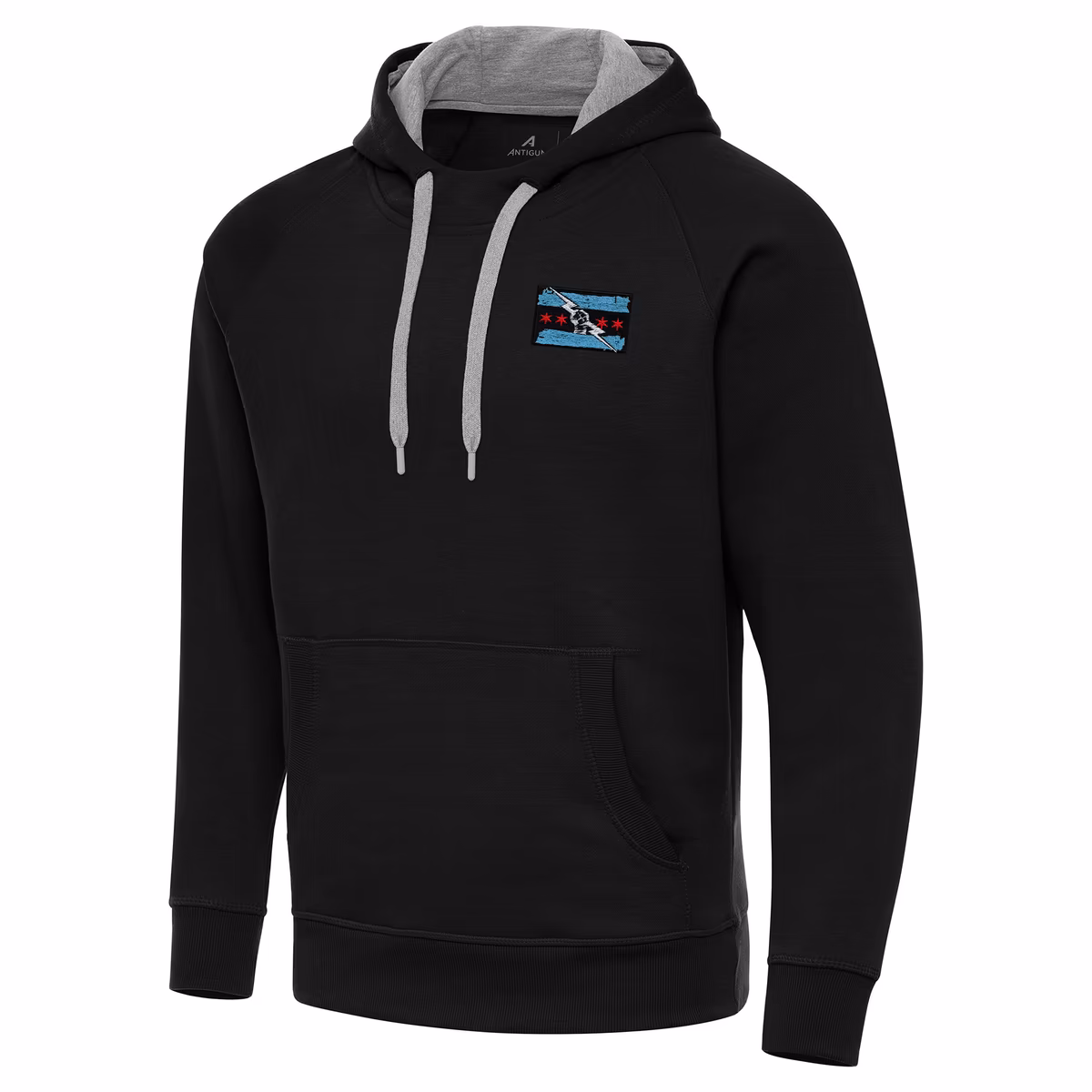 Men's Antigua Black CM Punk Victory Pullover Hoodie 2 Men's Antigua Black CM Punk Victory Pullover Hoodie