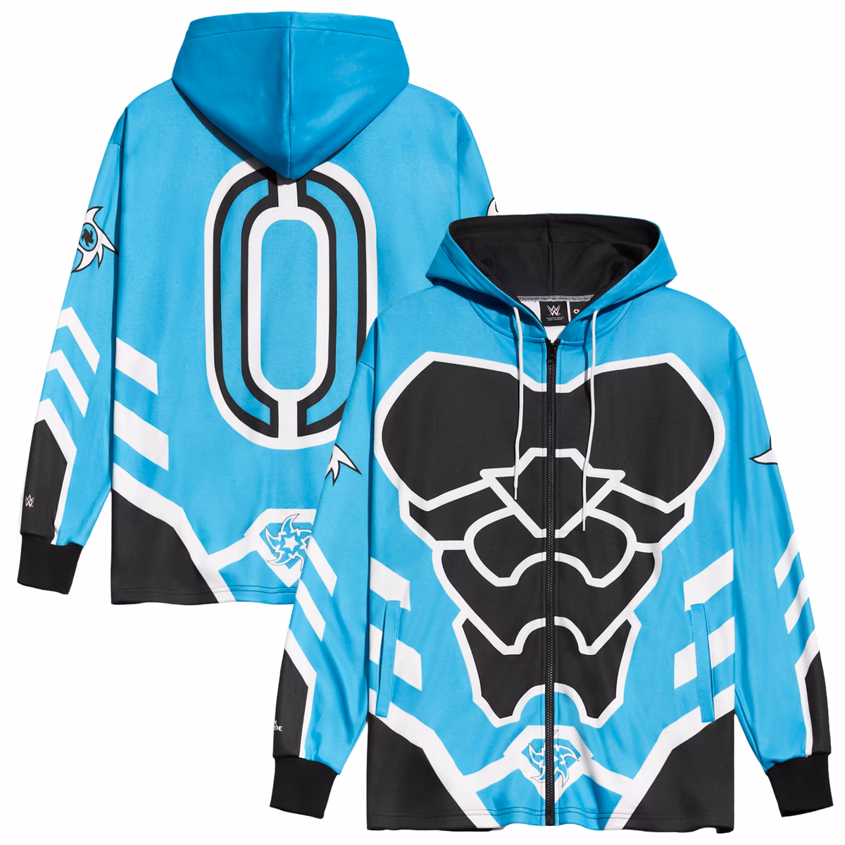 Men's Chalk Line Aqua Penta Entrance Full-Zip Hoodie