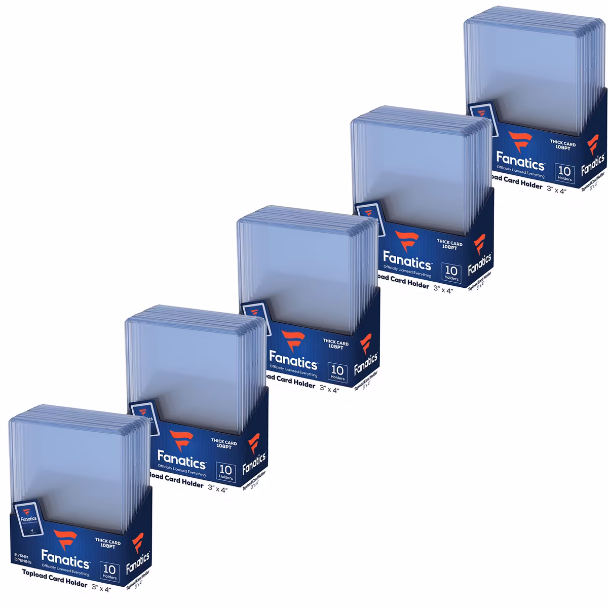 Fanatics 108pt Top Loader Bundle - 50 Top Loaders 2 Fanatics 108pt Top Loader Bundle - 50 Top Loaders