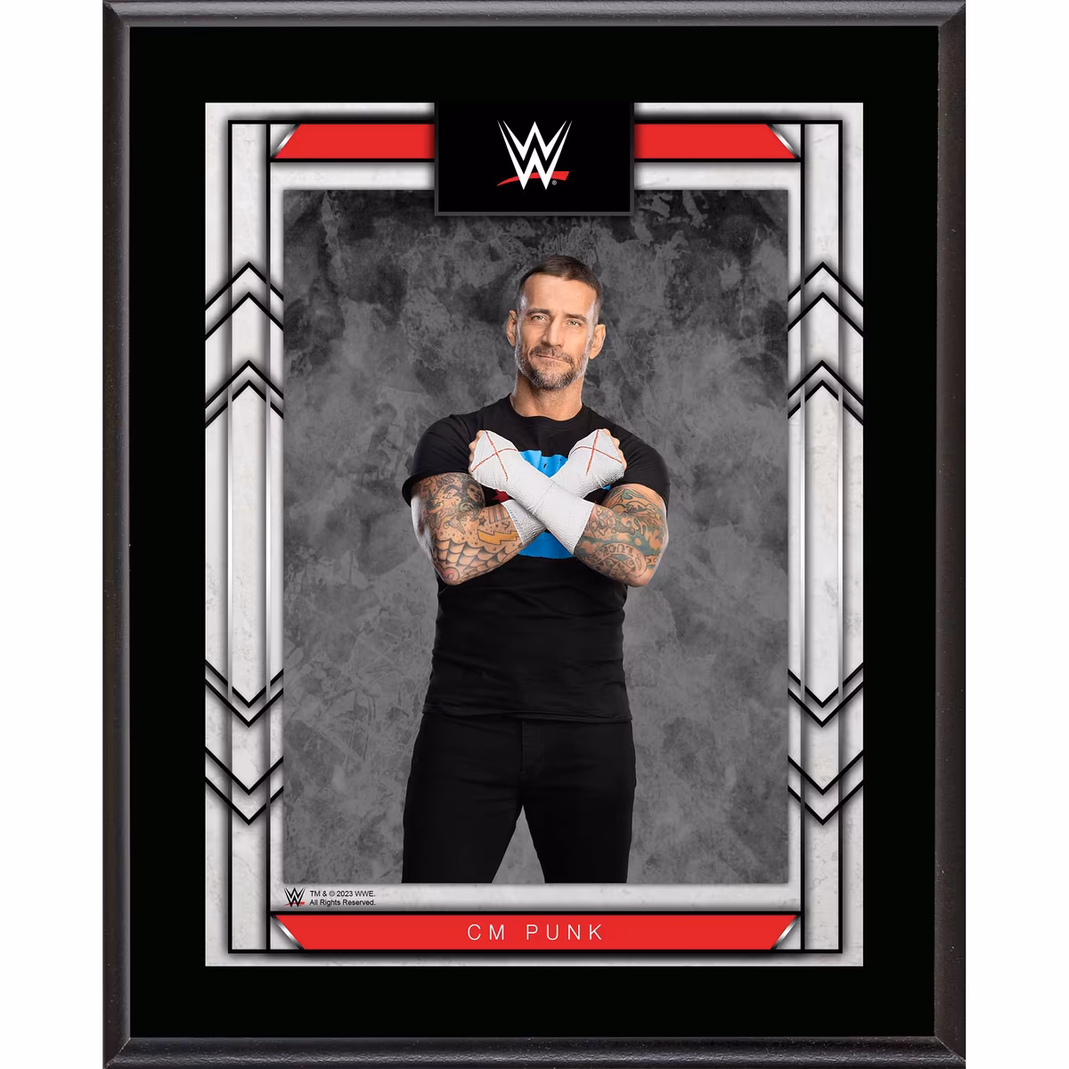 CM Punk WWE 10.5" x 13" Sublimated Plaque 1 CM Punk WWE 10.5" x 13" Sublimated Plaque