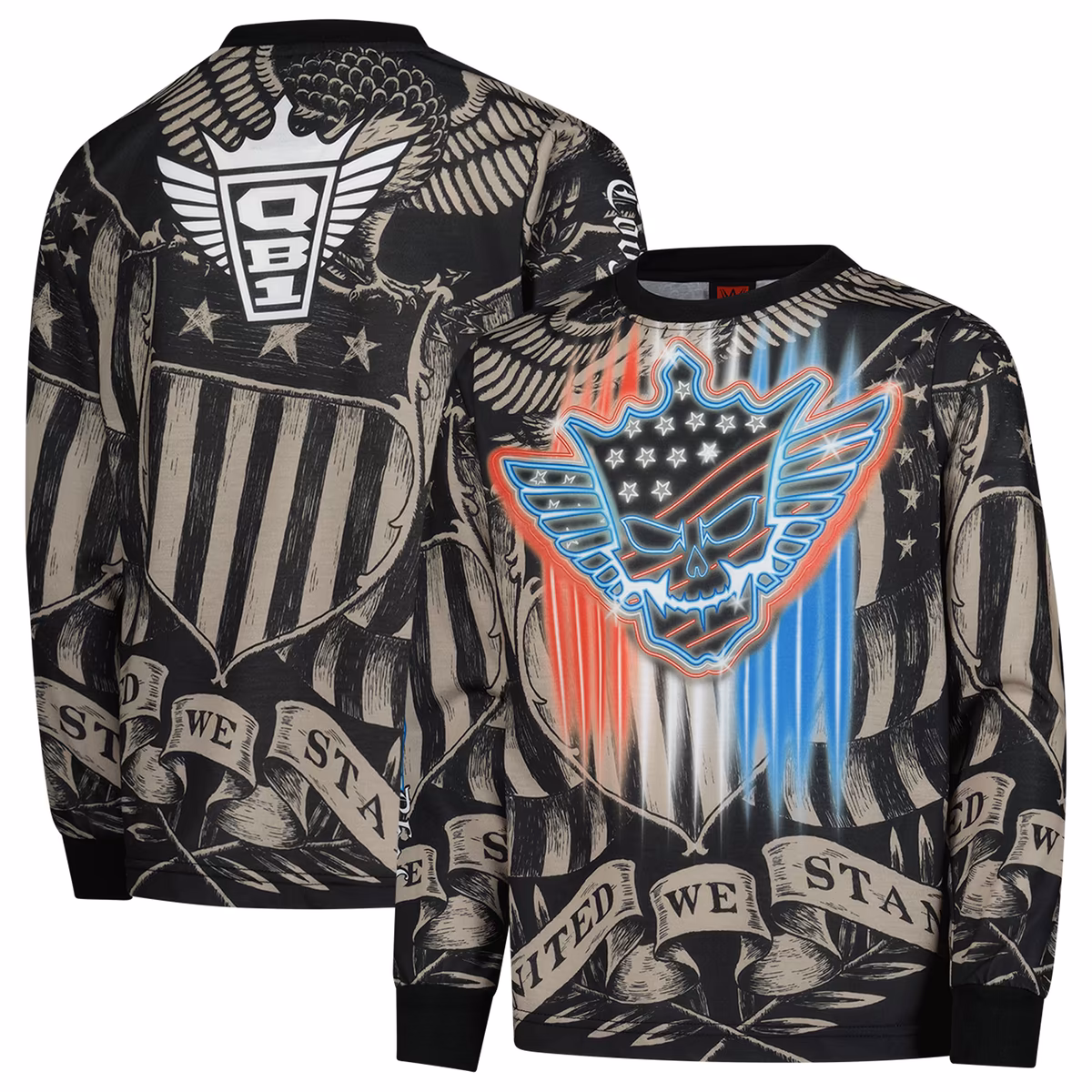 Youth Black Cody Rhodes Neon Stained Ink Long Sleeve T-Shirt 2 Youth Black Cody Rhodes Neon Stained Ink Long Sleeve T-Shirt