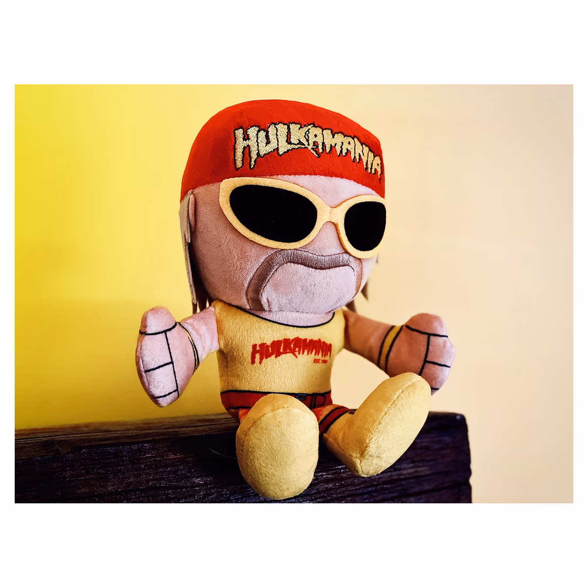 Bleacher Creatures Hulk Hogan WWE 8" Kuricha Sitting Plush 5 Bleacher Creatures Hulk Hogan WWE 8" Kuricha Sitting Plush
