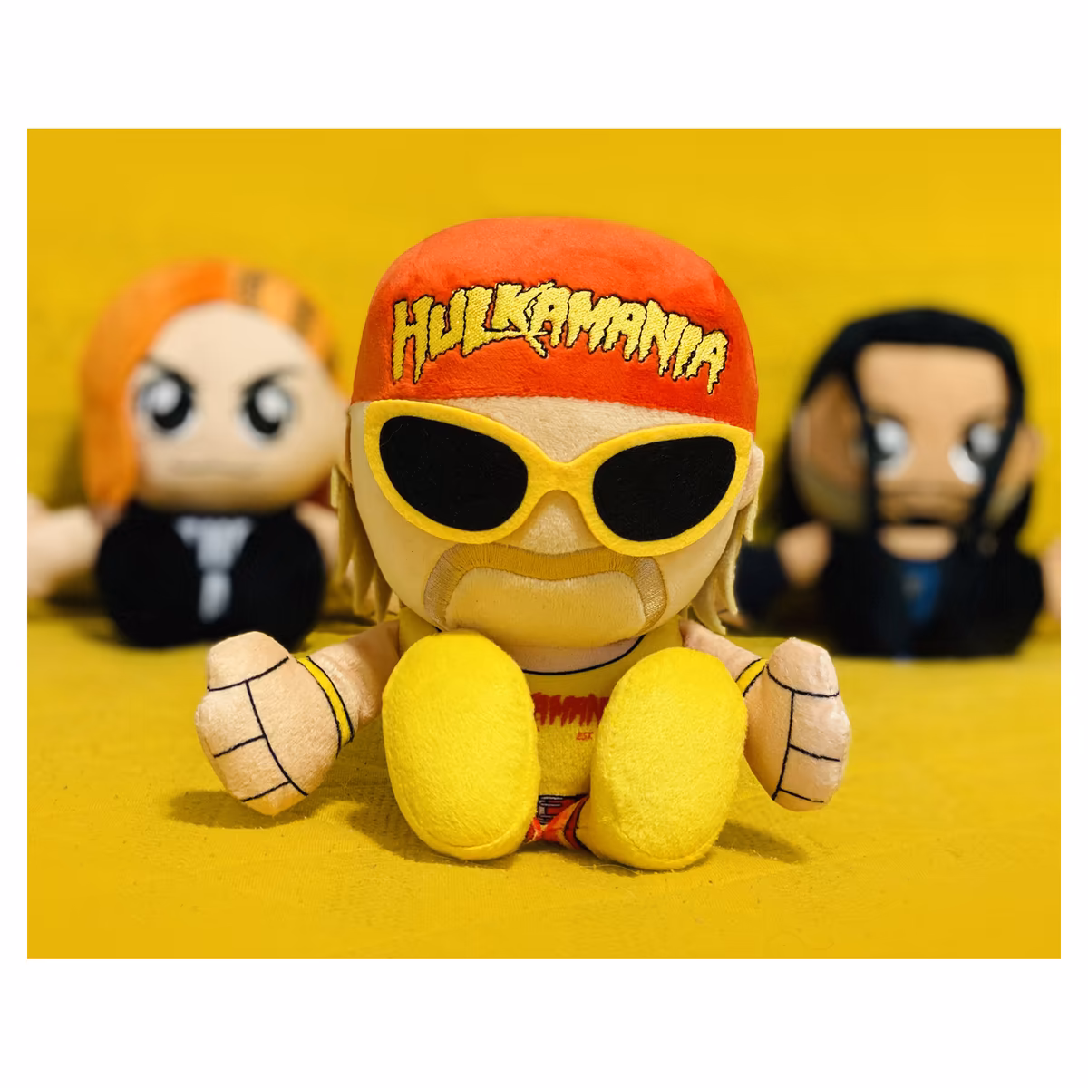 Bleacher Creatures Hulk Hogan WWE 8" Kuricha Sitting Plush 6 Bleacher Creatures Hulk Hogan WWE 8" Kuricha Sitting Plush