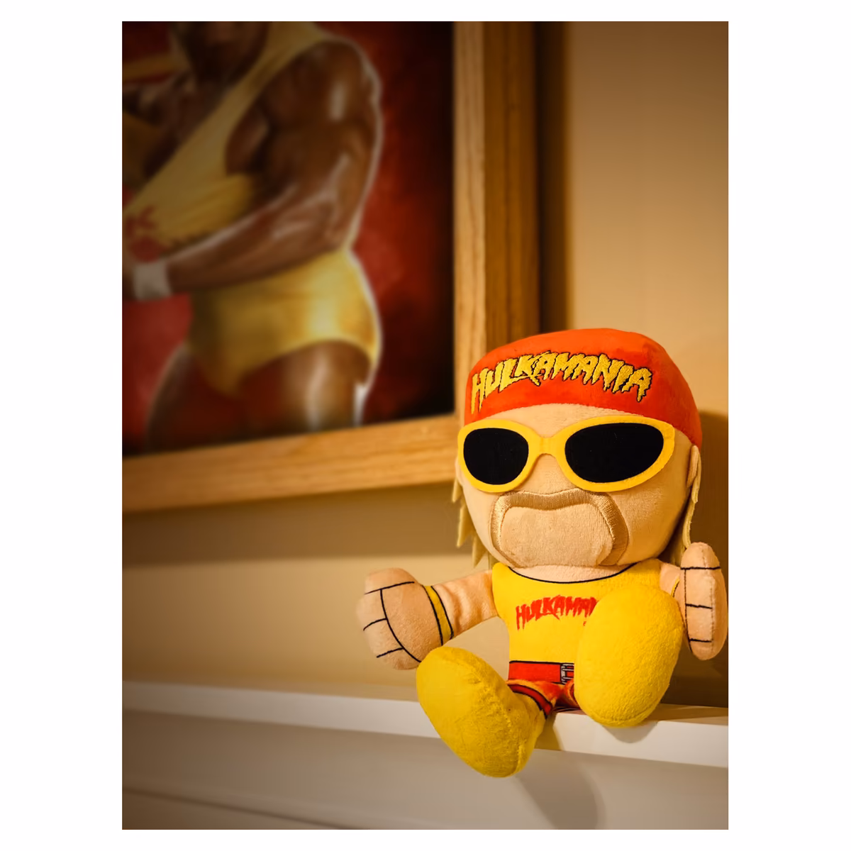 Bleacher Creatures Hulk Hogan WWE 8" Kuricha Sitting Plush 8 Bleacher Creatures Hulk Hogan WWE 8" Kuricha Sitting Plush