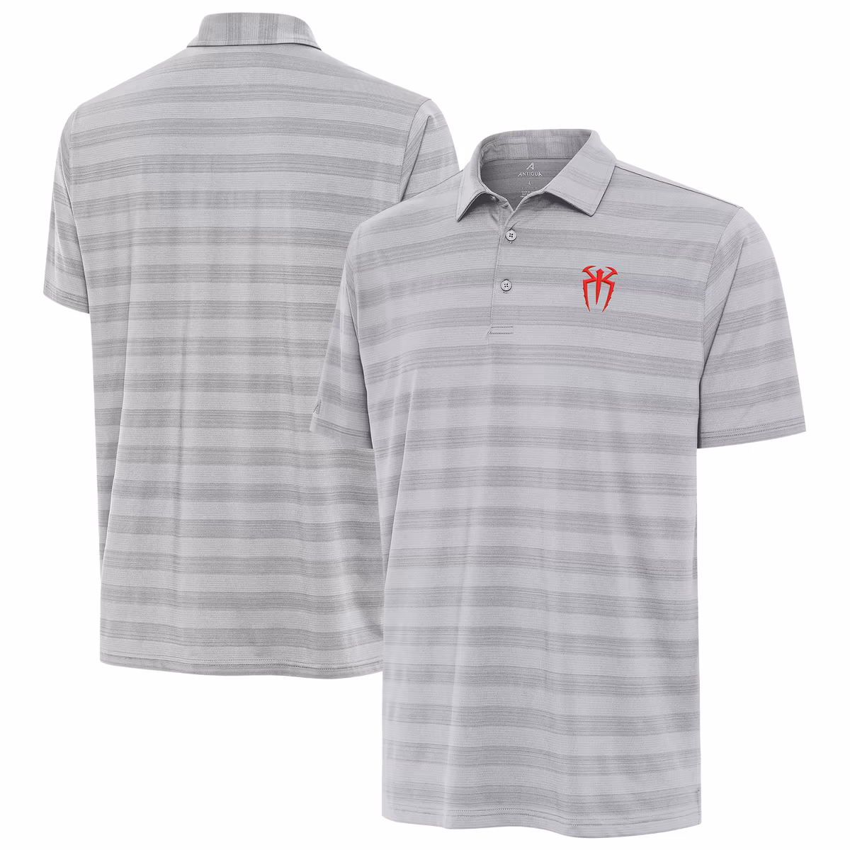 Men's Antigua Gray Roman Reigns Tunnel Polo