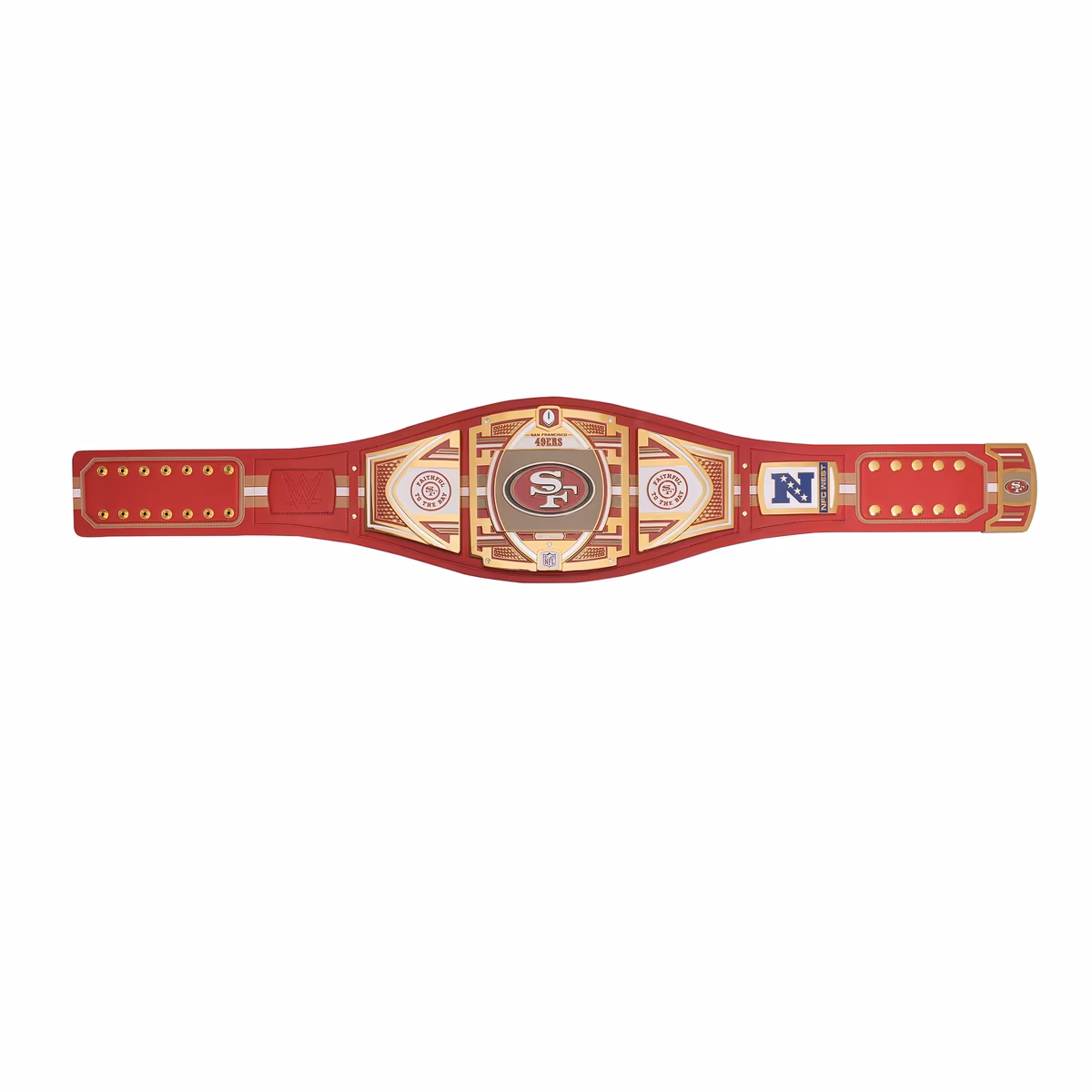 San Francisco 49ers WWE Legacy Title Belt 7 San Francisco 49ers WWE Legacy Title Belt